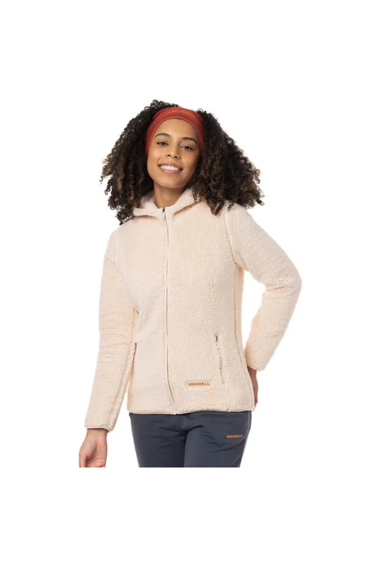 Merrell M25JADEW CLOUD CREAM Kadın Polar Ceket bej