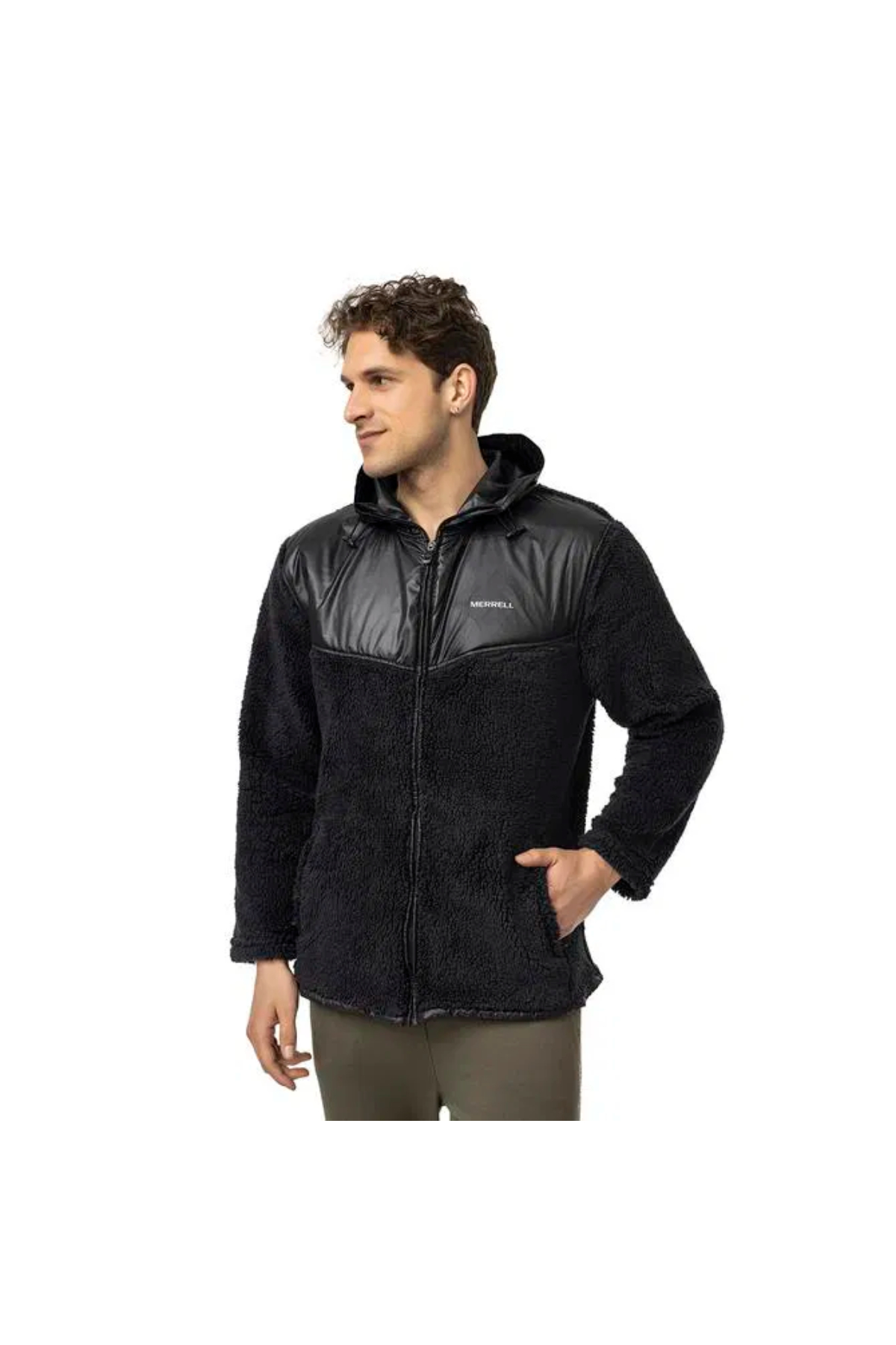 Merrell M25JOBM BLACK Erkek Polar Ceket Siyah