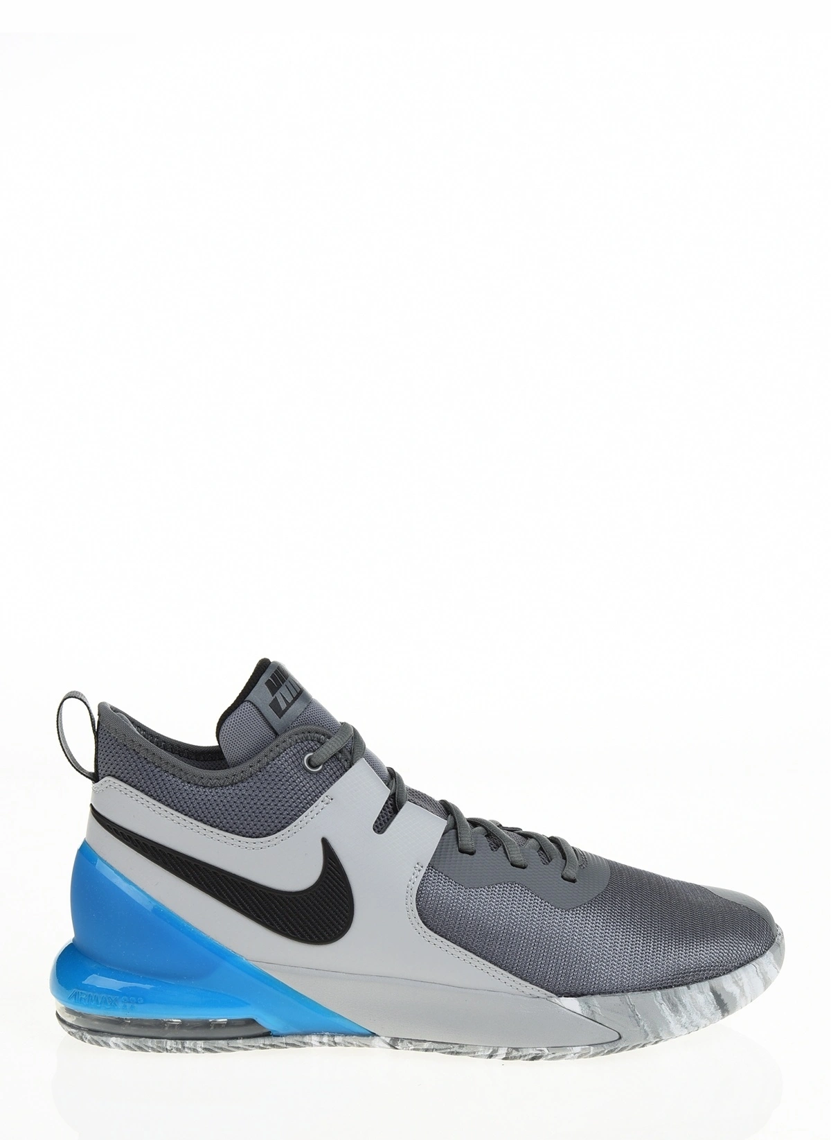 Nike Air Max İmpact Erkek Basketbol Ayakkabısı Gri Mavi