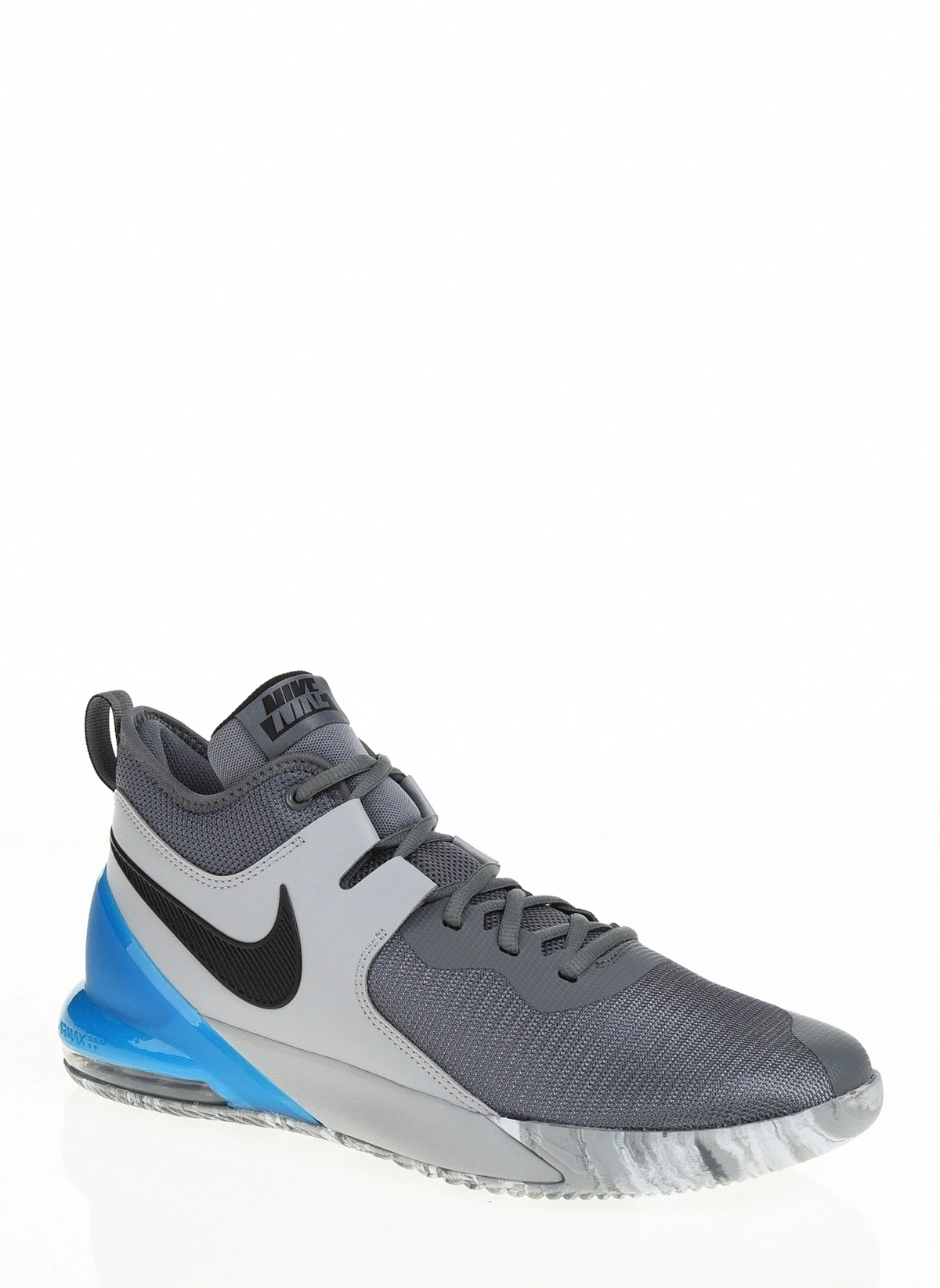 Nike Air Max İmpact Erkek Basketbol Ayakkabısı Gri Mavi
