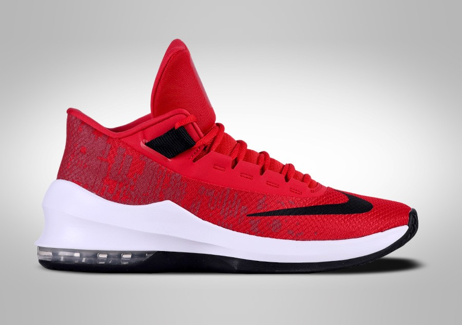 Nike Air Max İnfuriate 2 Mid Erkek Basketbol Ayakkabısı Kırmızı Siyah