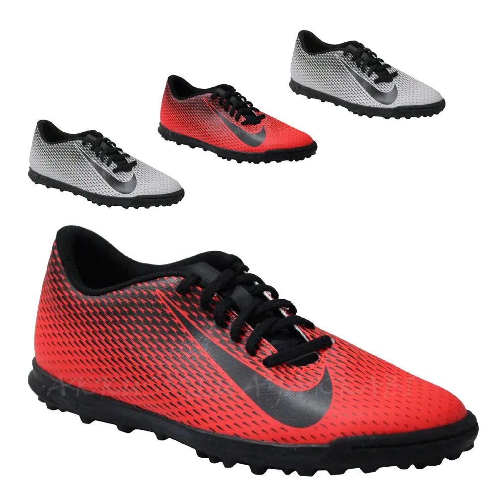 Nike Bravata II TF Erkek Futbol Ayakkabısı Kırmızı Siyah