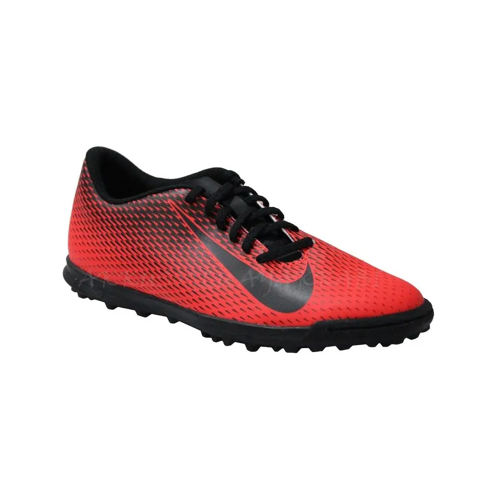 Nike Bravata II TF Erkek Futbol Ayakkabısı Kırmızı Siyah