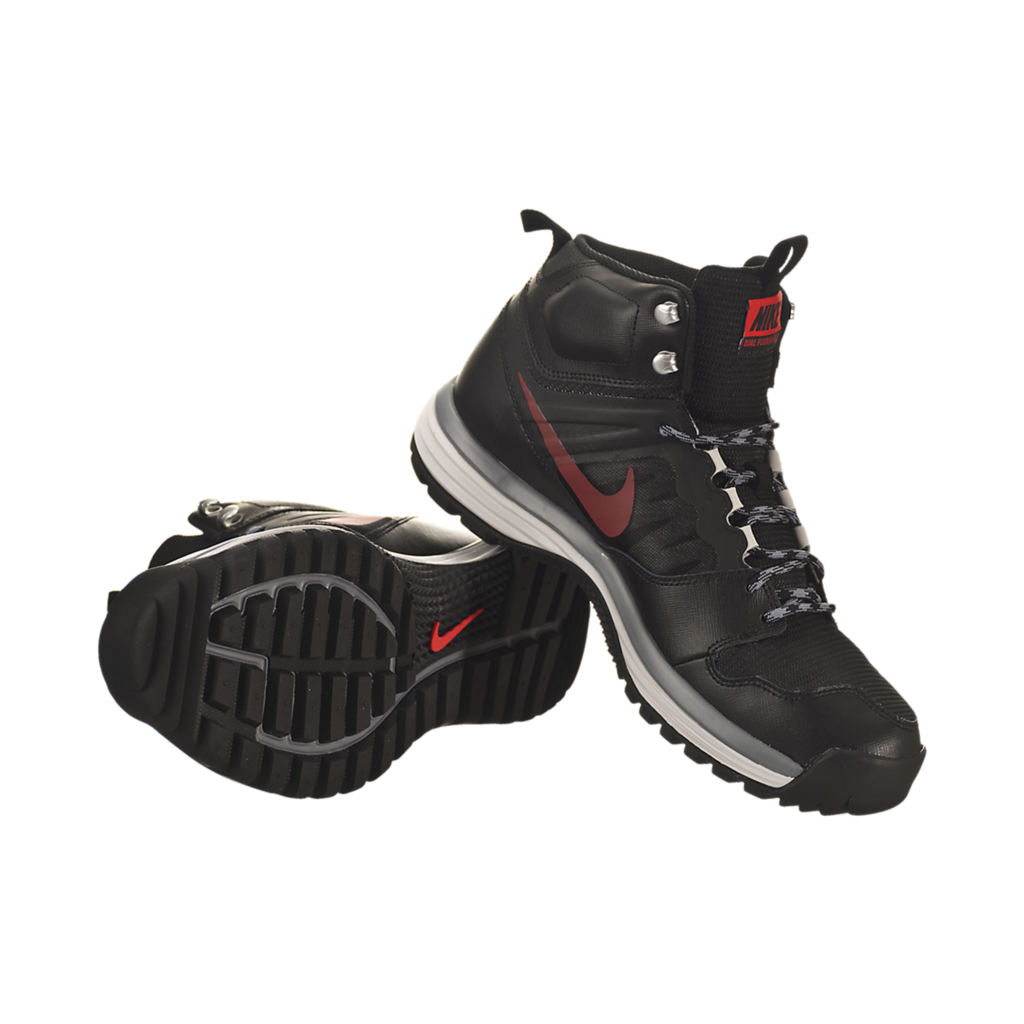 Nike Dual Fusion Hills Erkek Yürüyüş Ayakkabısı Siyah Kırmızı