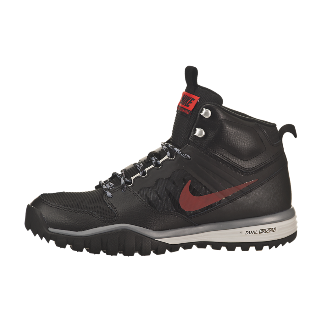 Nike Dual Fusion Hills Erkek Yürüyüş Ayakkabısı Siyah Kırmızı