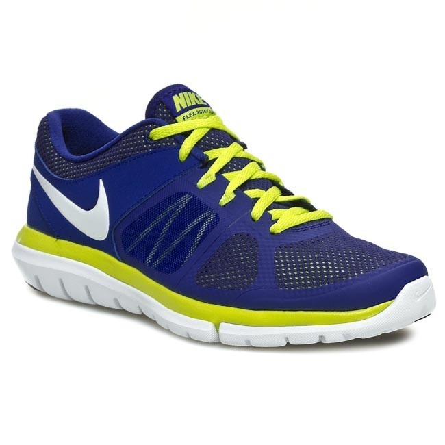 Nike Flex 2014 rn Erkek Yürüyüş Ayakkabısı Lacivert Sarı