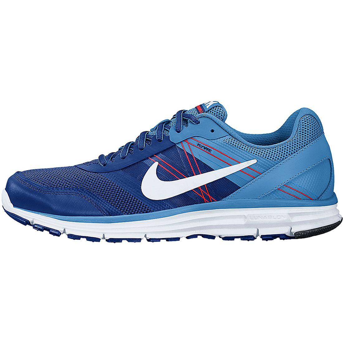 Nike Lunar Forever 4 MSL Erkek Yürüyüş Ayakkabısı Mavi beyaz