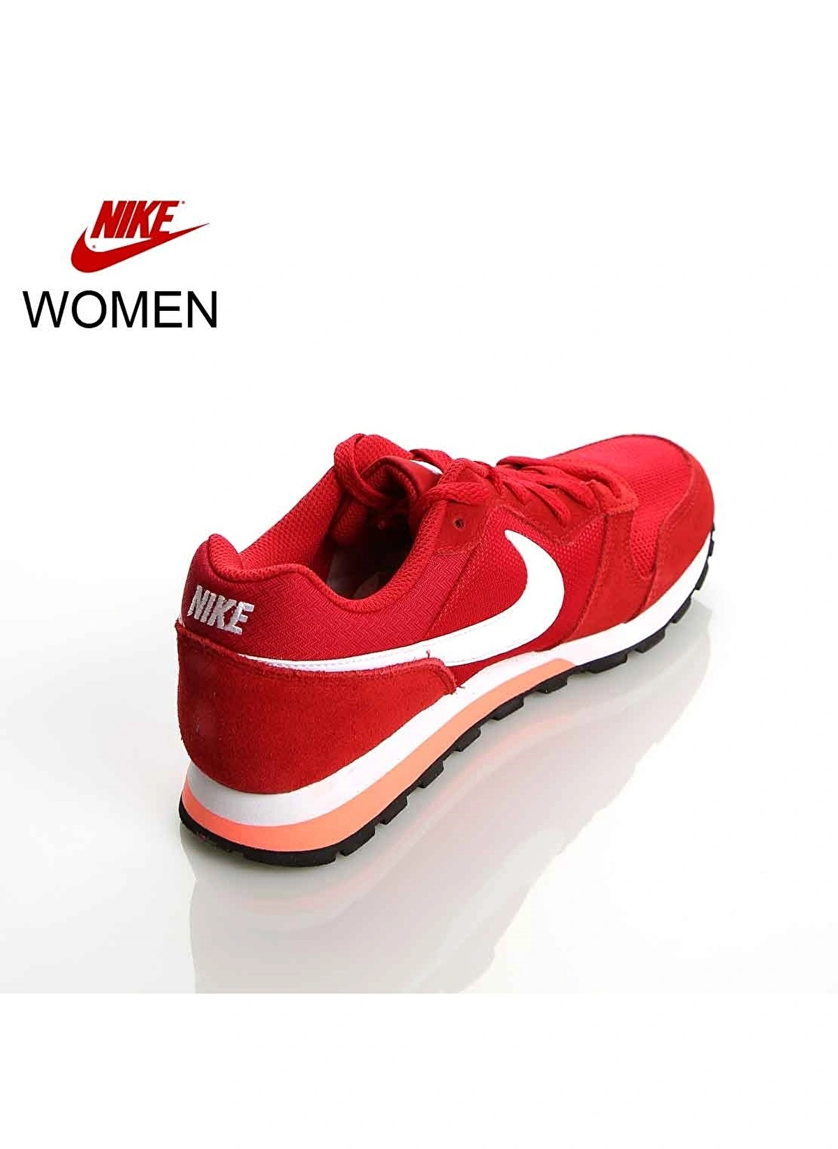 Nike Md Runner 2 Erkek Günlük Spor Ayakkabısı Kırımızı beyaz