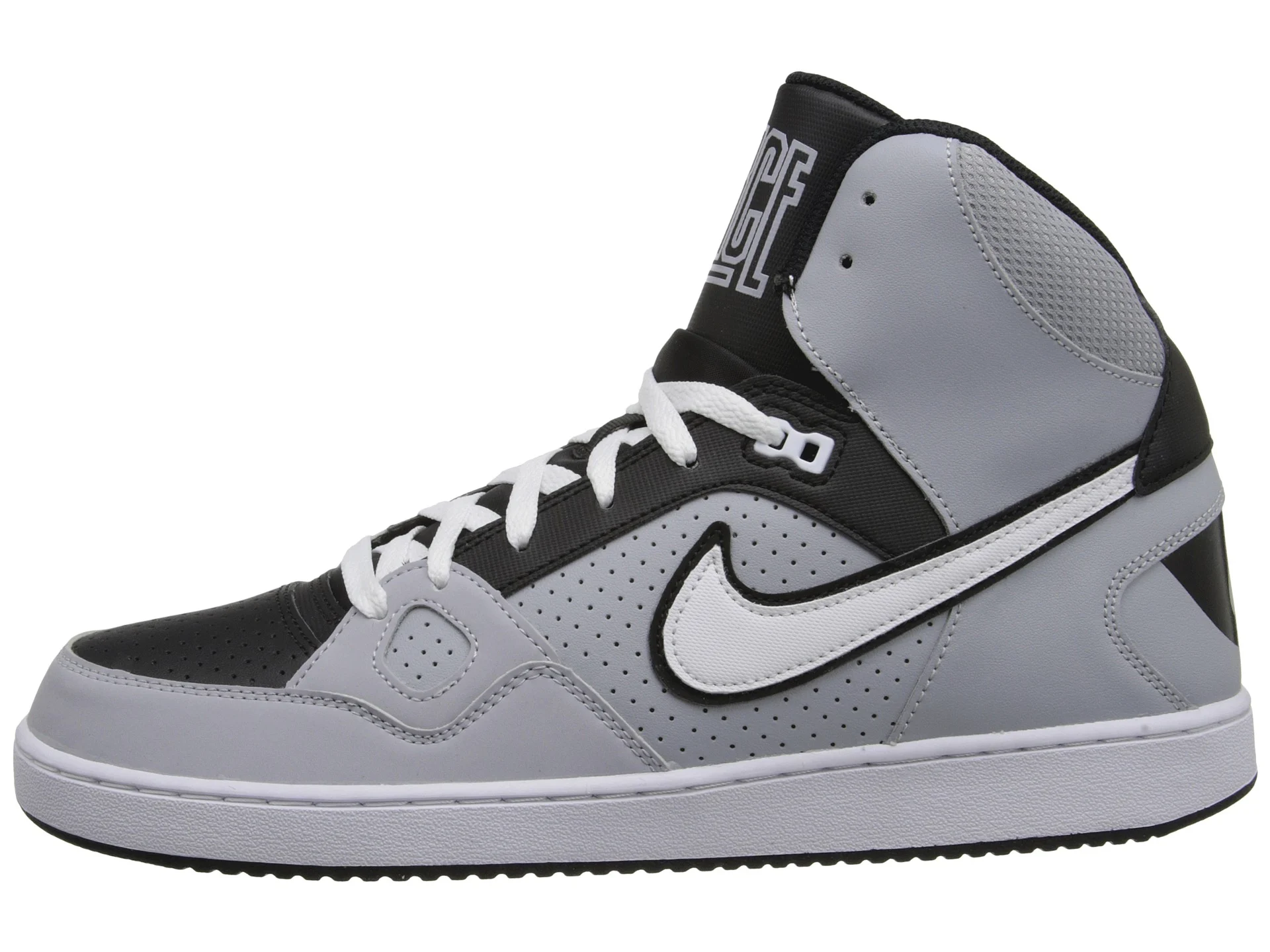 Nike Son Of Force Mid (GS) 615158 013 Kadın Basketbol Ayakkabısı Gri Siyah