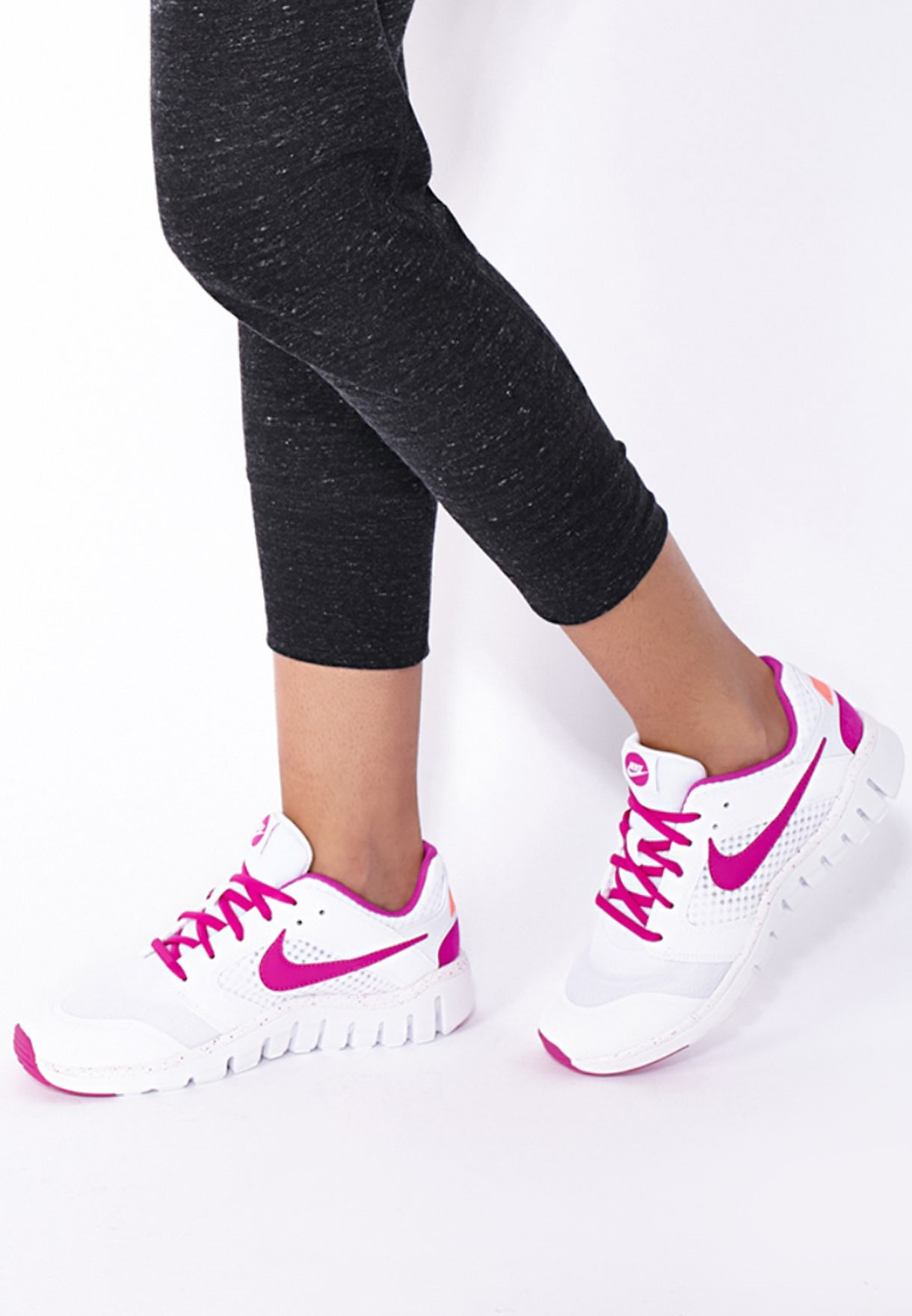 Nike Wmns Flex Raid 724717 160 Kadın Yürüyüş Ayakkabısı Beyaz Pembe