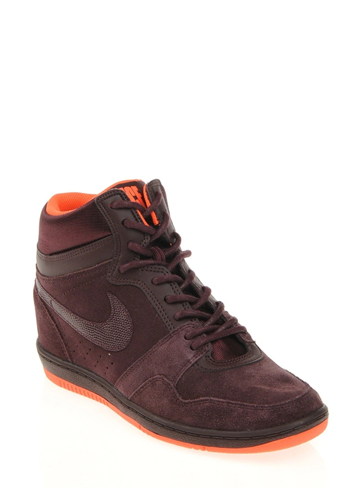 Nike wmns Force Sky High PRM 644413 601 Kadın Günlük Ayakkabı mor turuncu