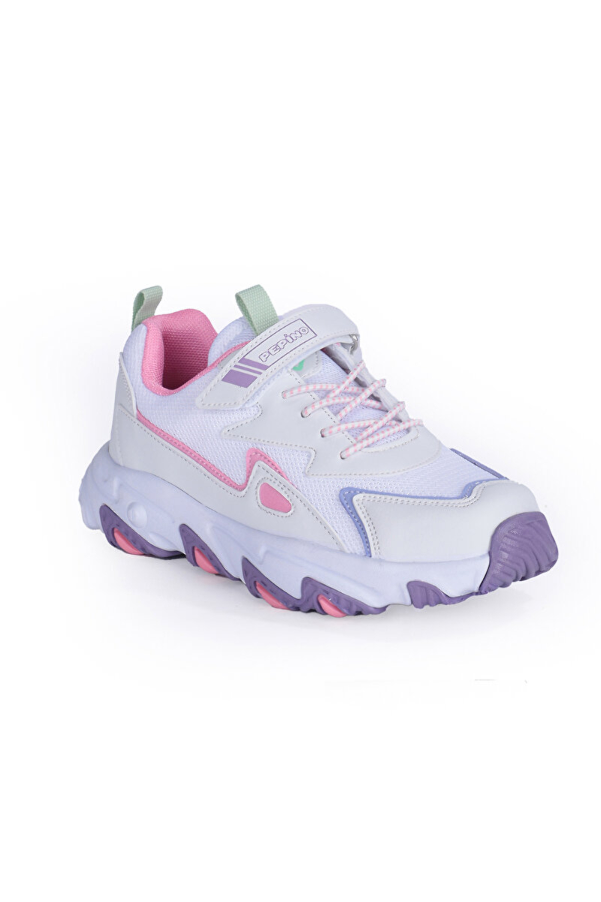 Pepino 1417 Beyaz Pembe Kız Çocuk Spor Ayakkabı Beyaz Pembe