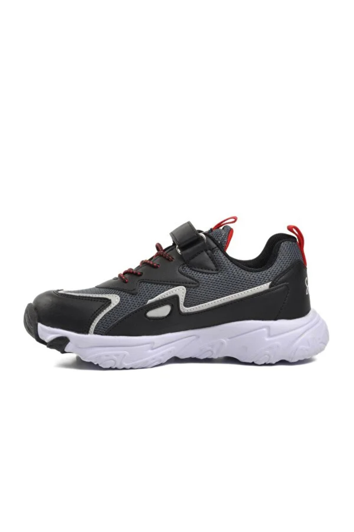 Pepino FY23-1417  Füme Siyah Kırmızı Erkek Çocuk Filet Spor Ayakkabı Siyah Kırmızı