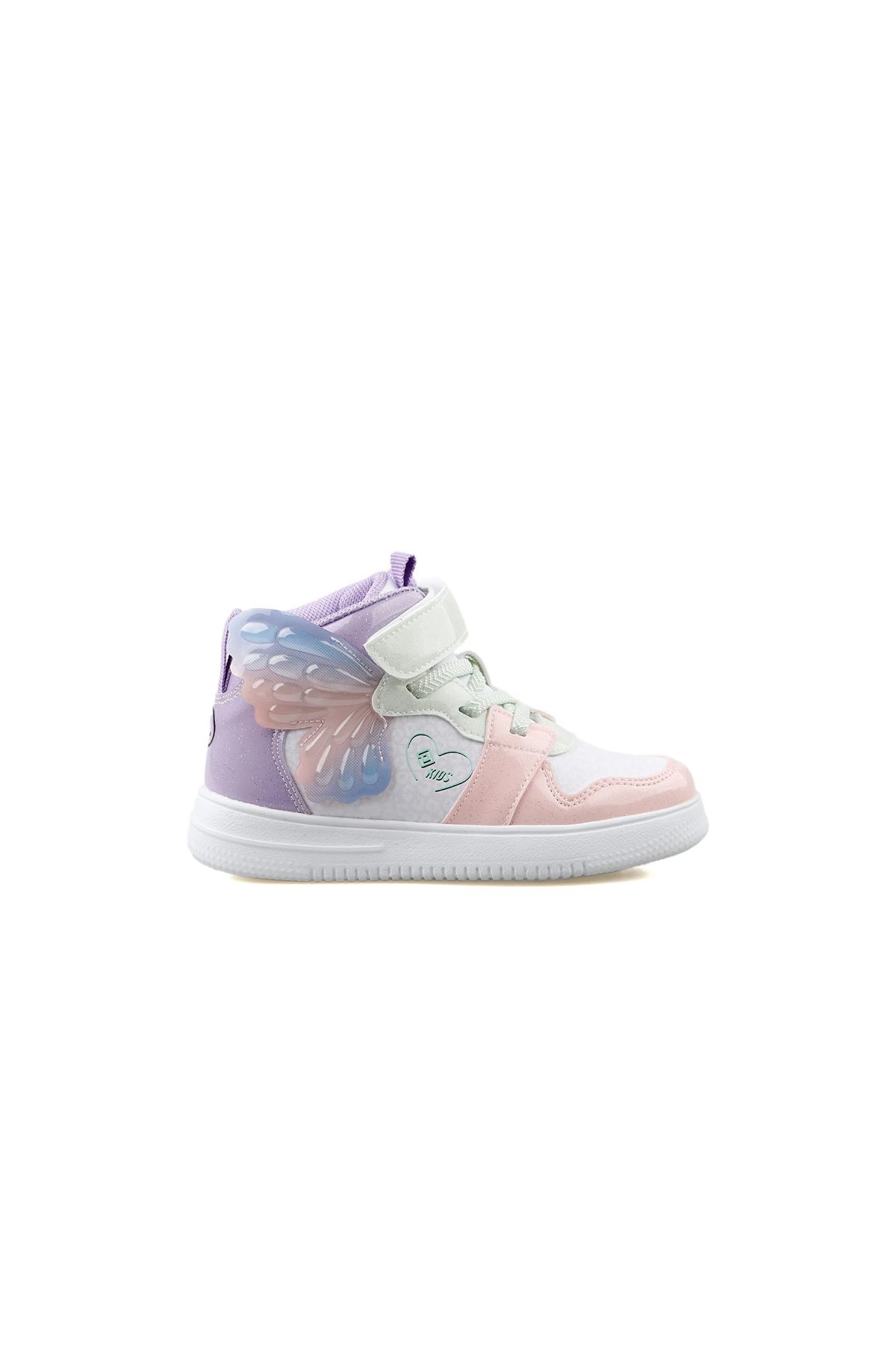 Pepino Kıds 1721  Beyaz Multicolor Kız Çocuk Patik Spor Ayakkabı Beyaz Yeşil