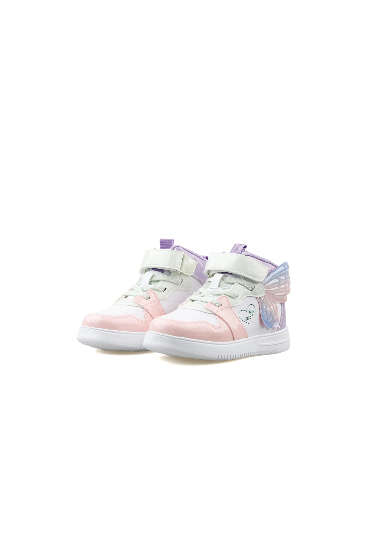 Pepino Kıds 1721  Beyaz Multicolor Kız Çocuk Patik Spor Ayakkabı Beyaz Yeşil