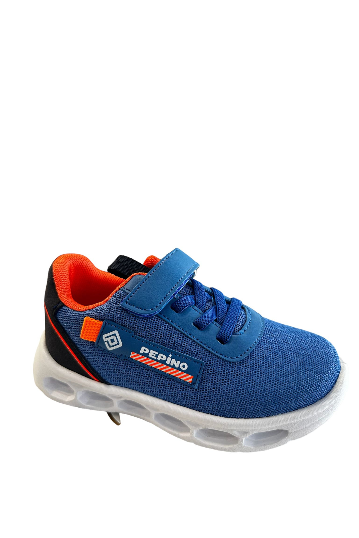Pepino PY23-1213 Saks Fosfor Turuncu Erkek Çocuk Spor Ayakkabı Mavi