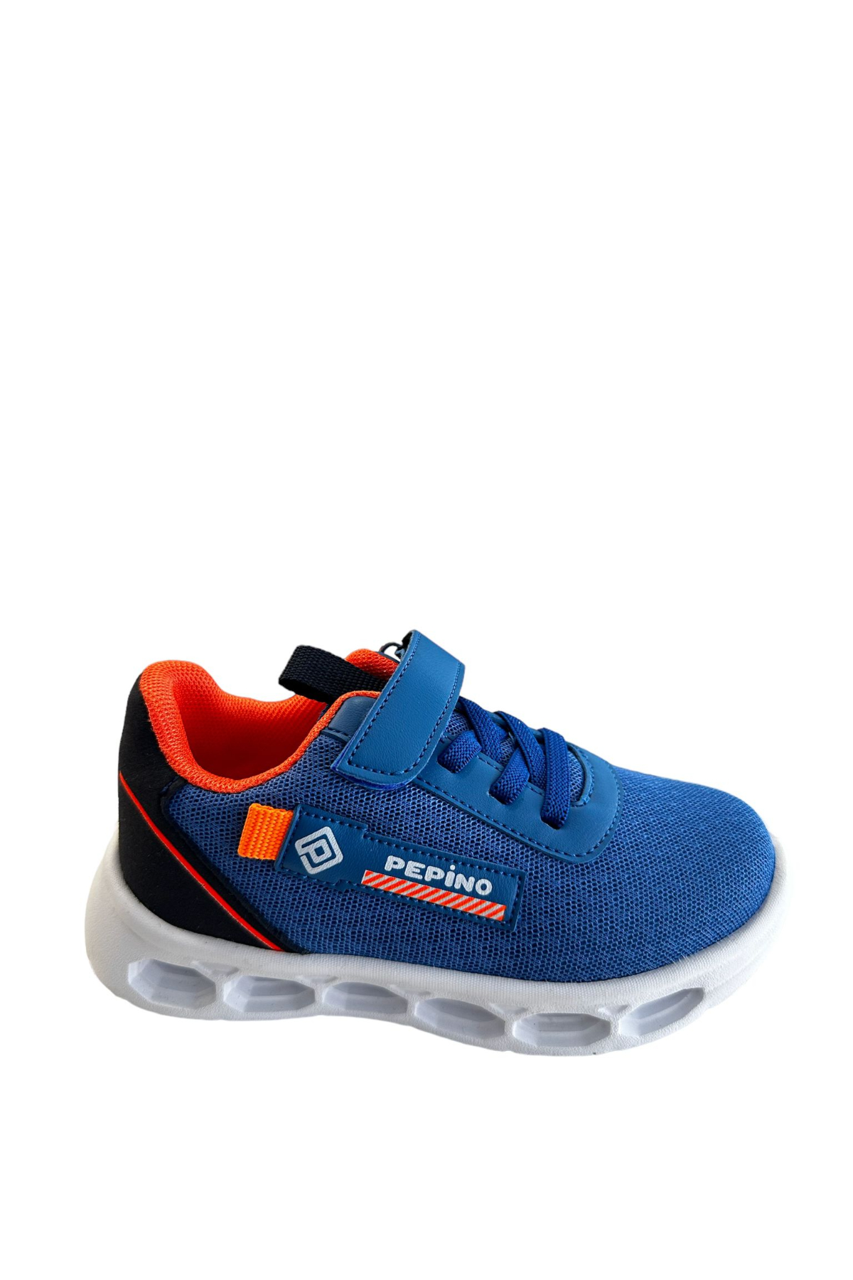 Pepino PY23-1213 Saks Fosfor Turuncu Erkek Çocuk Spor Ayakkabı Mavi
