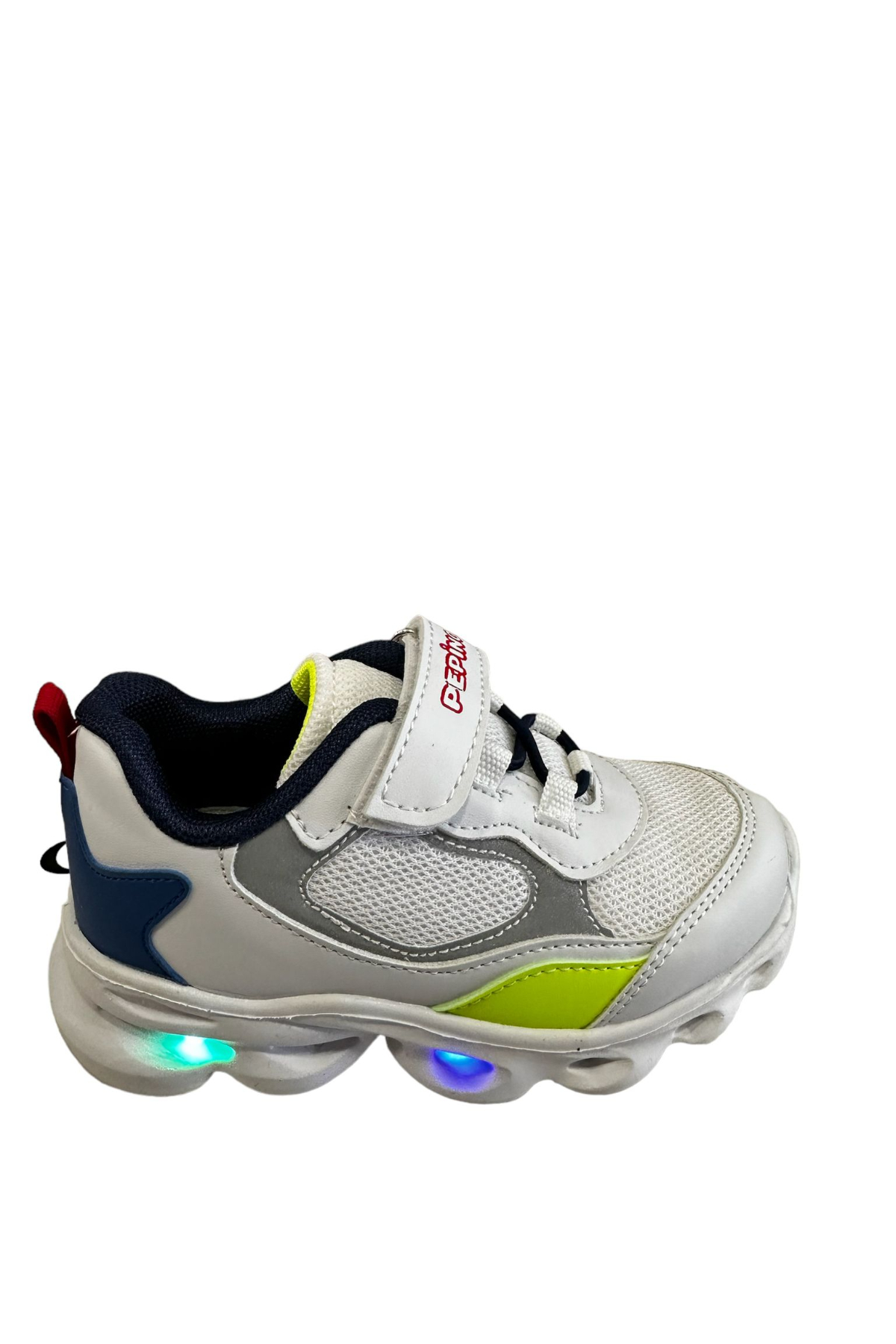 Pepino PY23-1253 Beyaz Lacivert Saks Erkek Çocuk  Patik Spor Ayakkabı Beyaz Lacivert