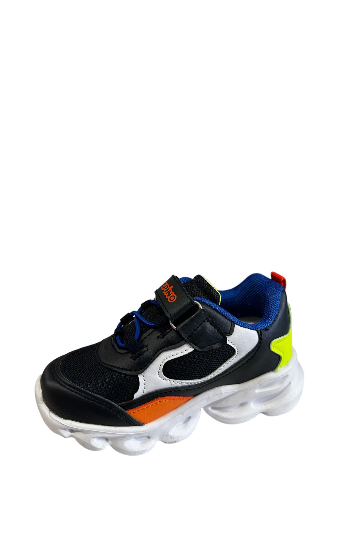 Pepino PY23-1253 Lacivert Saks Turuncu Erkek Çocuk Spor Ayakkabısı Lacivert Turuncu