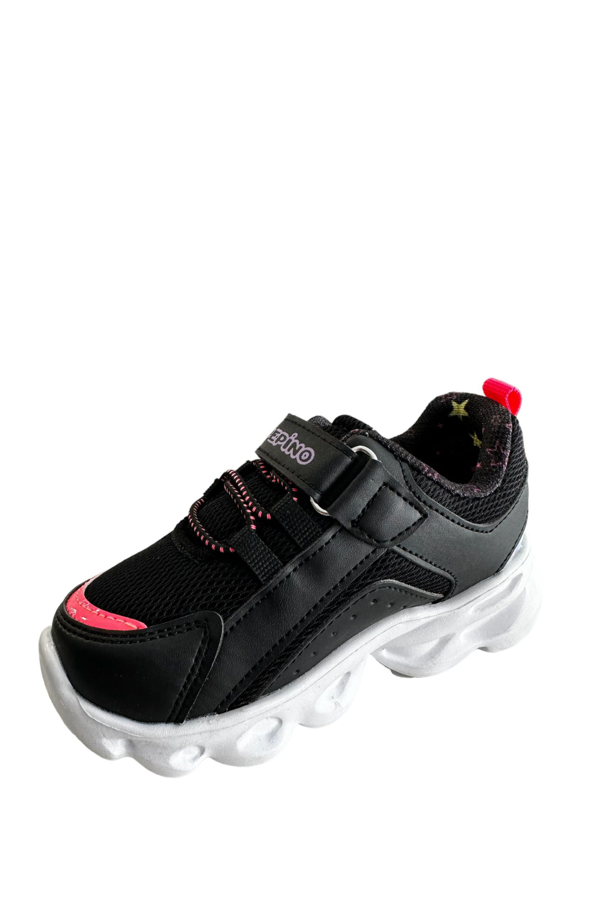 Pepino PY23-1459 Siyah Gümüş Erkek Çocuk Patik Spor Ayakkabı Siyah gümüs