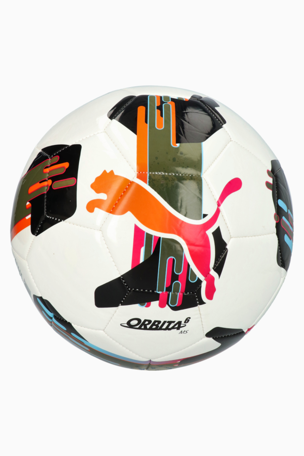 Puma 084335 01 ORBITA 6 MS Futbol Topu Beyaz Mavi