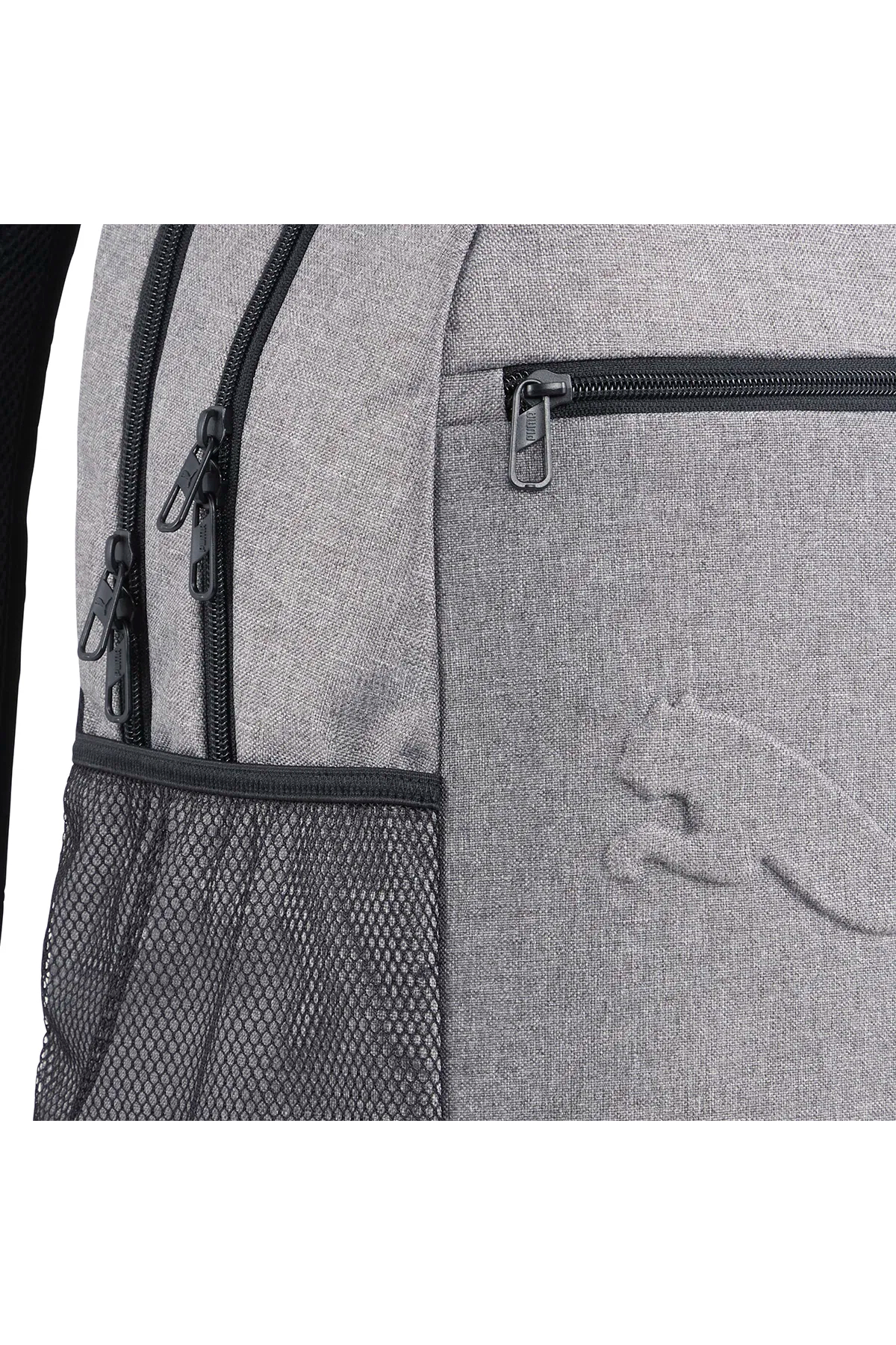 Puma 091350 01 BUZZ HEATHER Backpack Unisex Sırt Çantası Siyah Gri