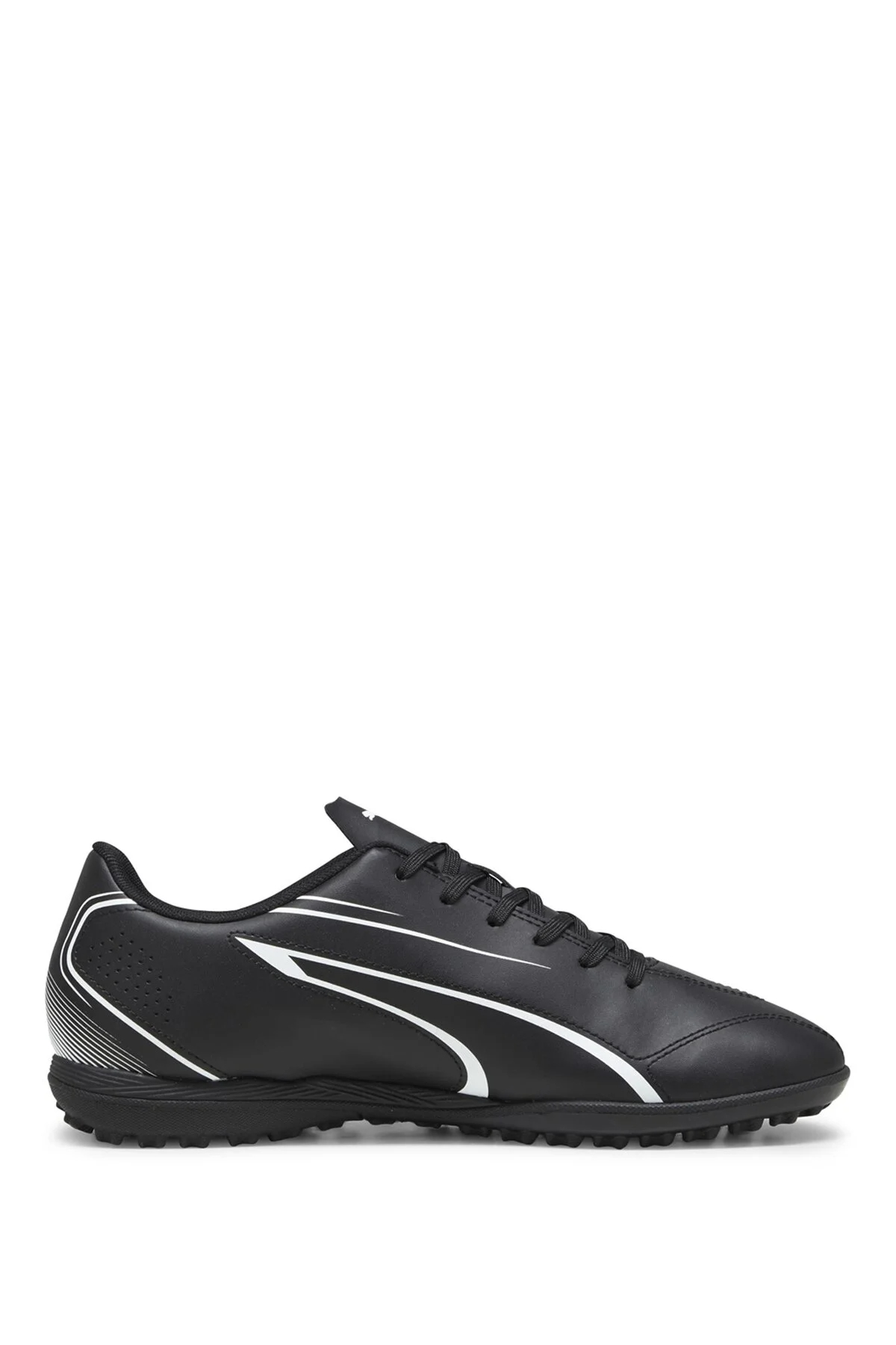 Puma 107484 01 VITORIA TT Erkek Halısaha Ayakkabısı Siyah Beyaz