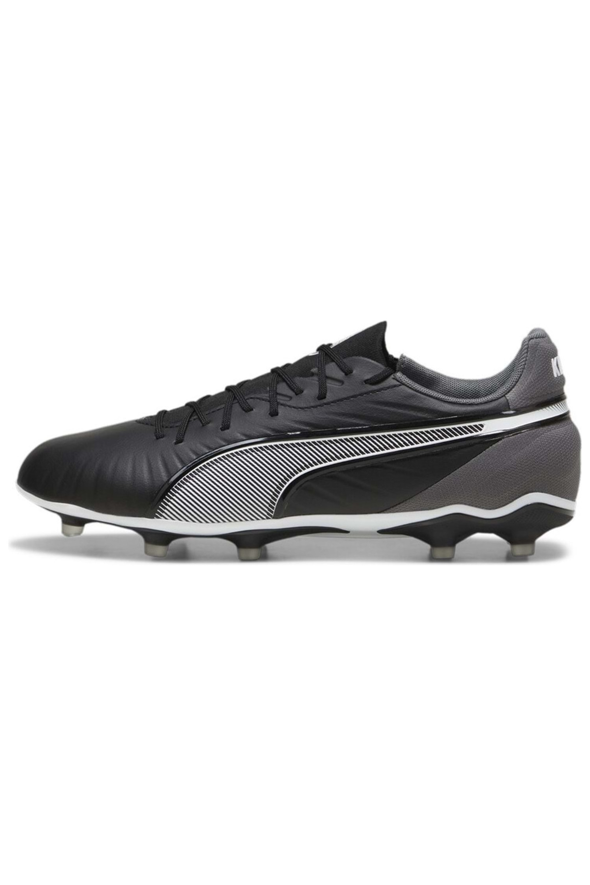 Puma 107863 01 KING MATCH  FG/AG Erkek Krampon Siyah Beyaz