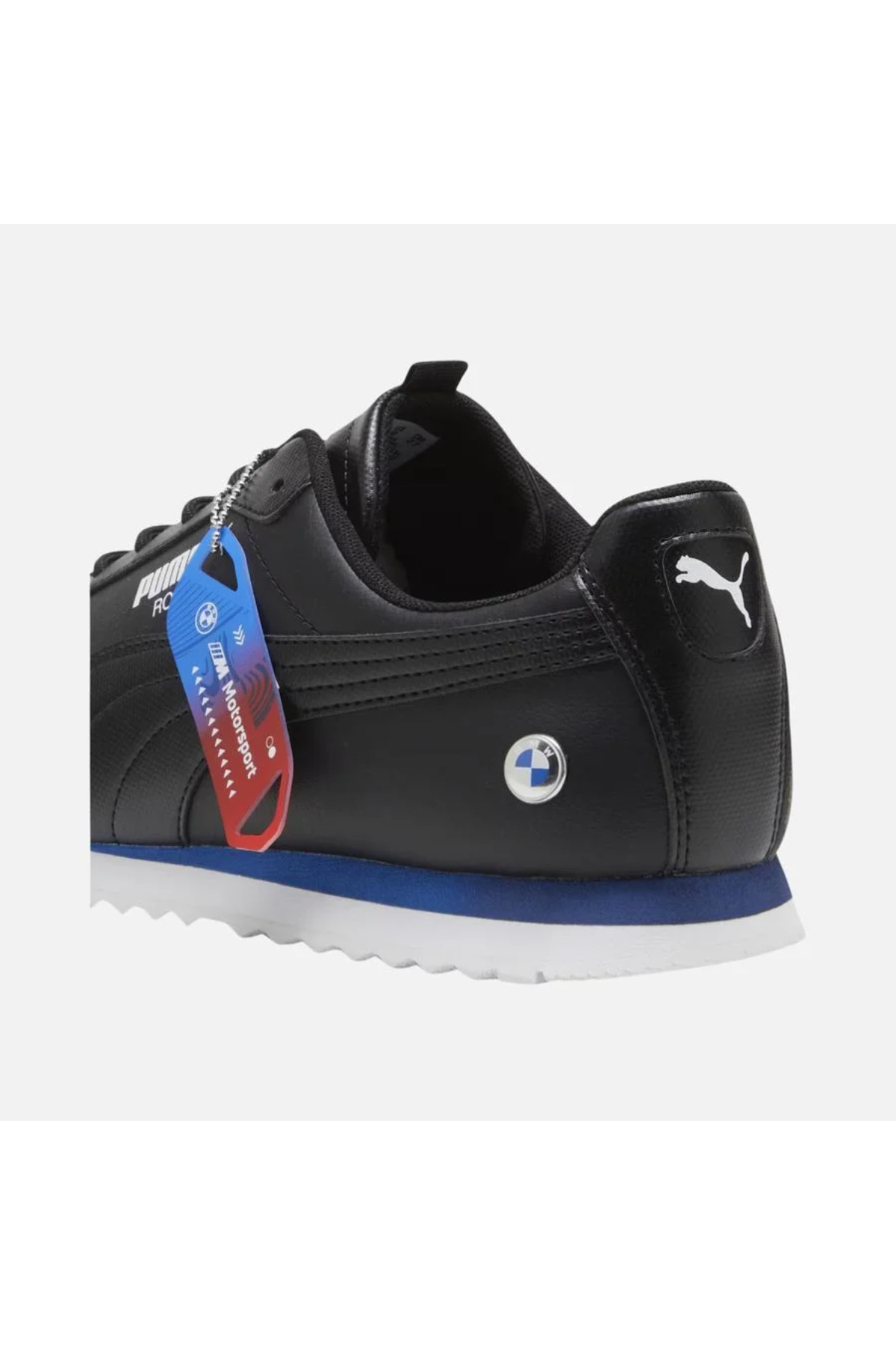Puma 308033 01 BMW MMS Roma Via Erkek Sneaker Siyah Beyaz