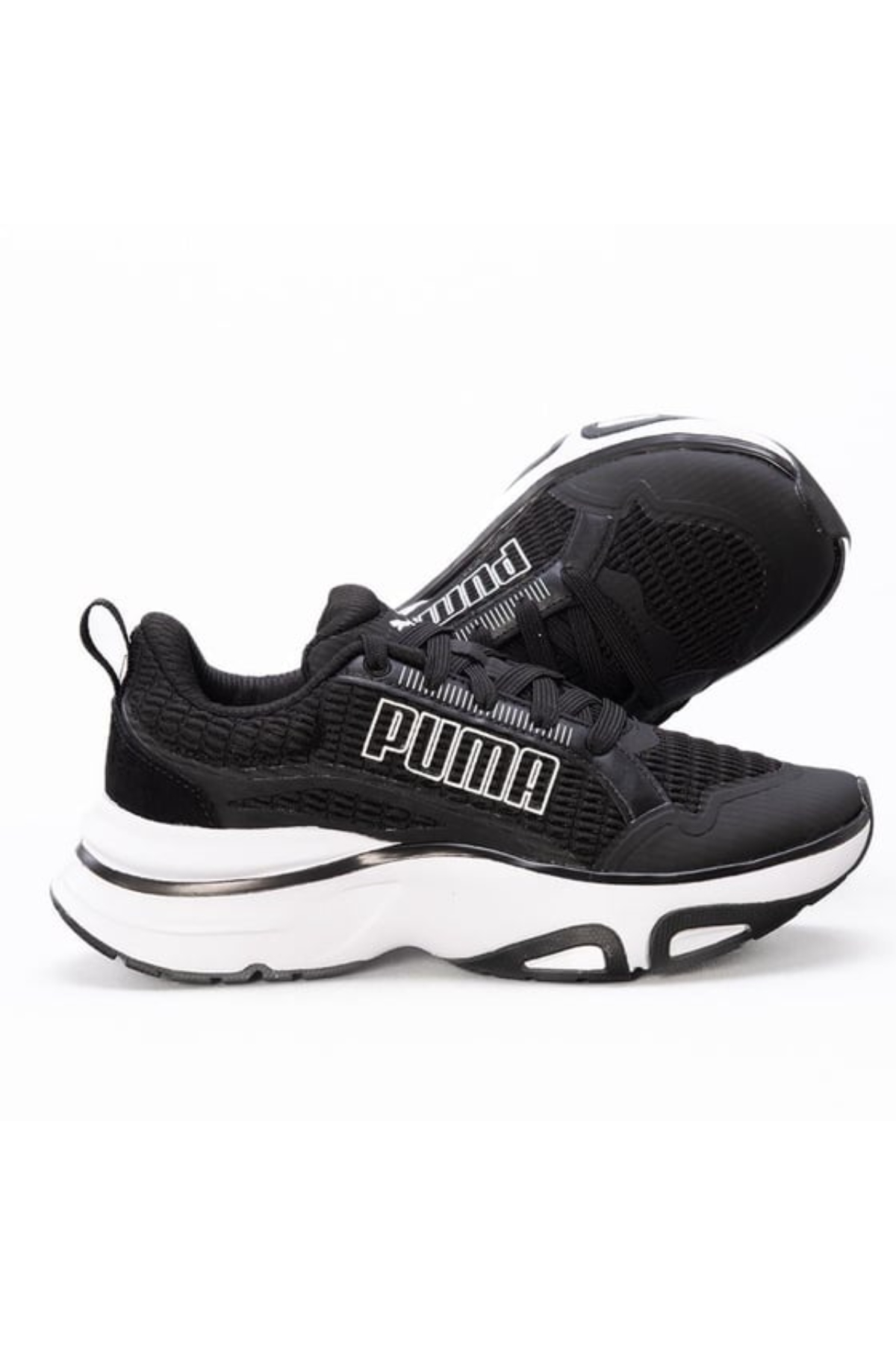 Puma 310163 01 Softride Divine Wns Kadın Yürüyüş Ayakkabısı Siyah Beyaz