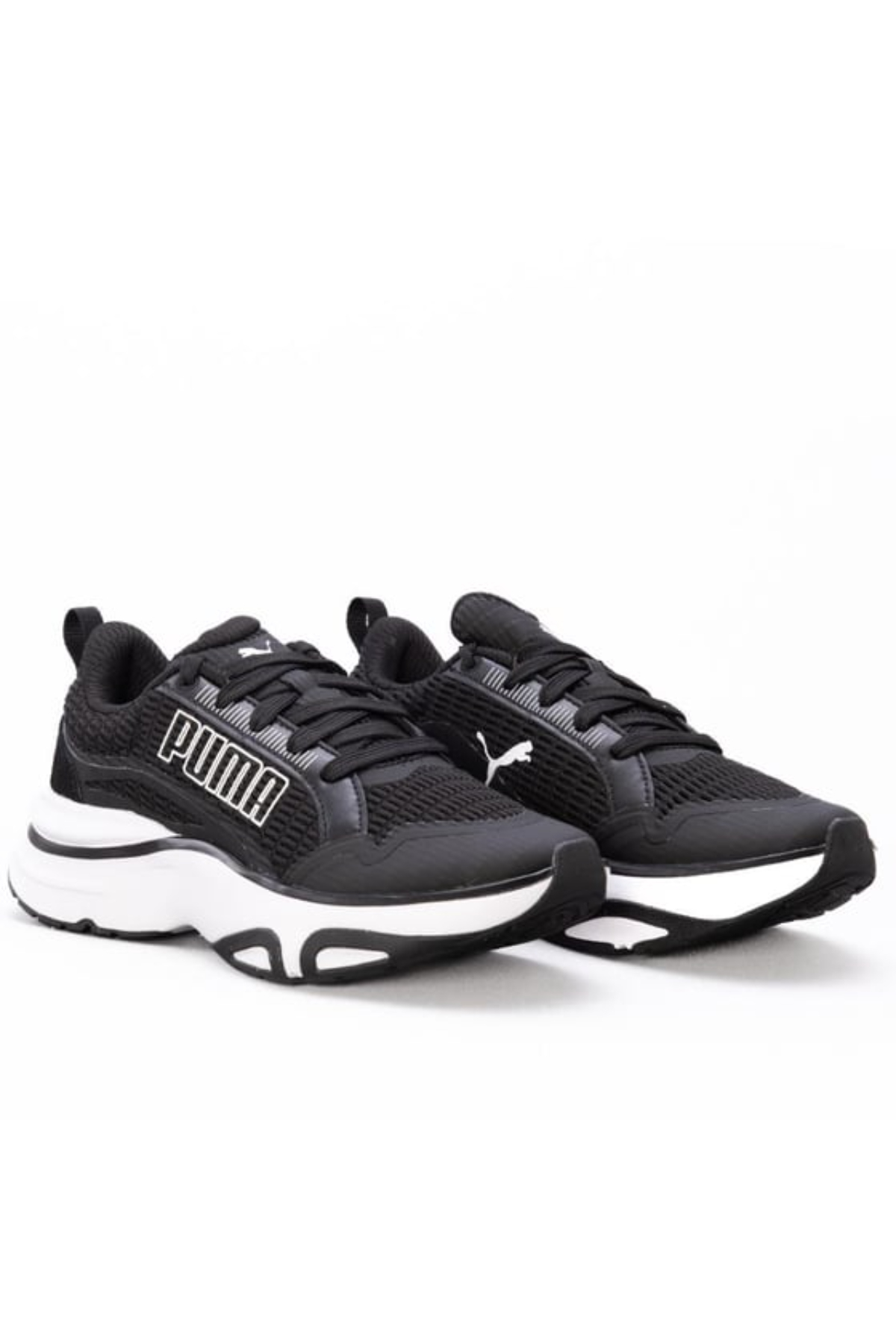 Puma 310163 01 Softride Divine Wns Kadın Yürüyüş Ayakkabısı Siyah Beyaz