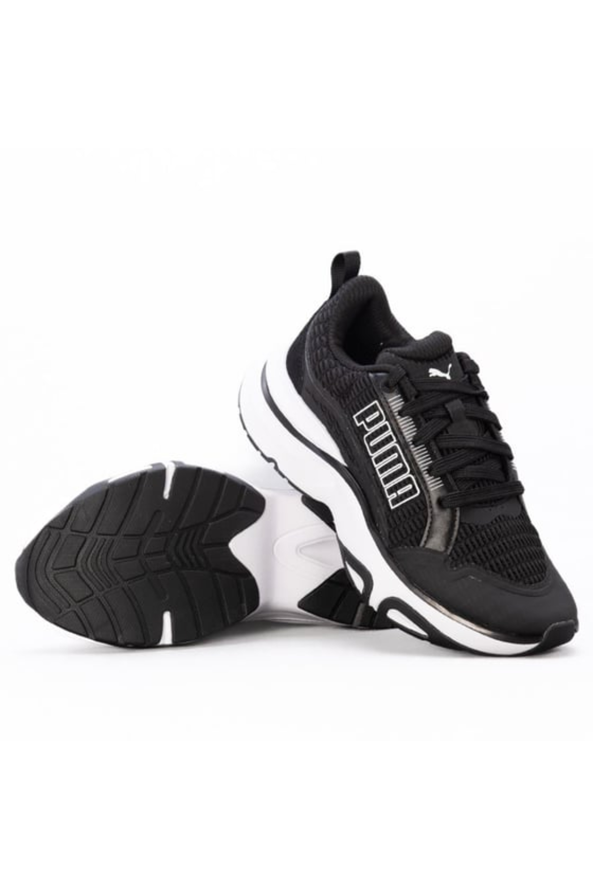 Puma 310163 01 Softride Divine Wns Kadın Yürüyüş Ayakkabısı Siyah Beyaz