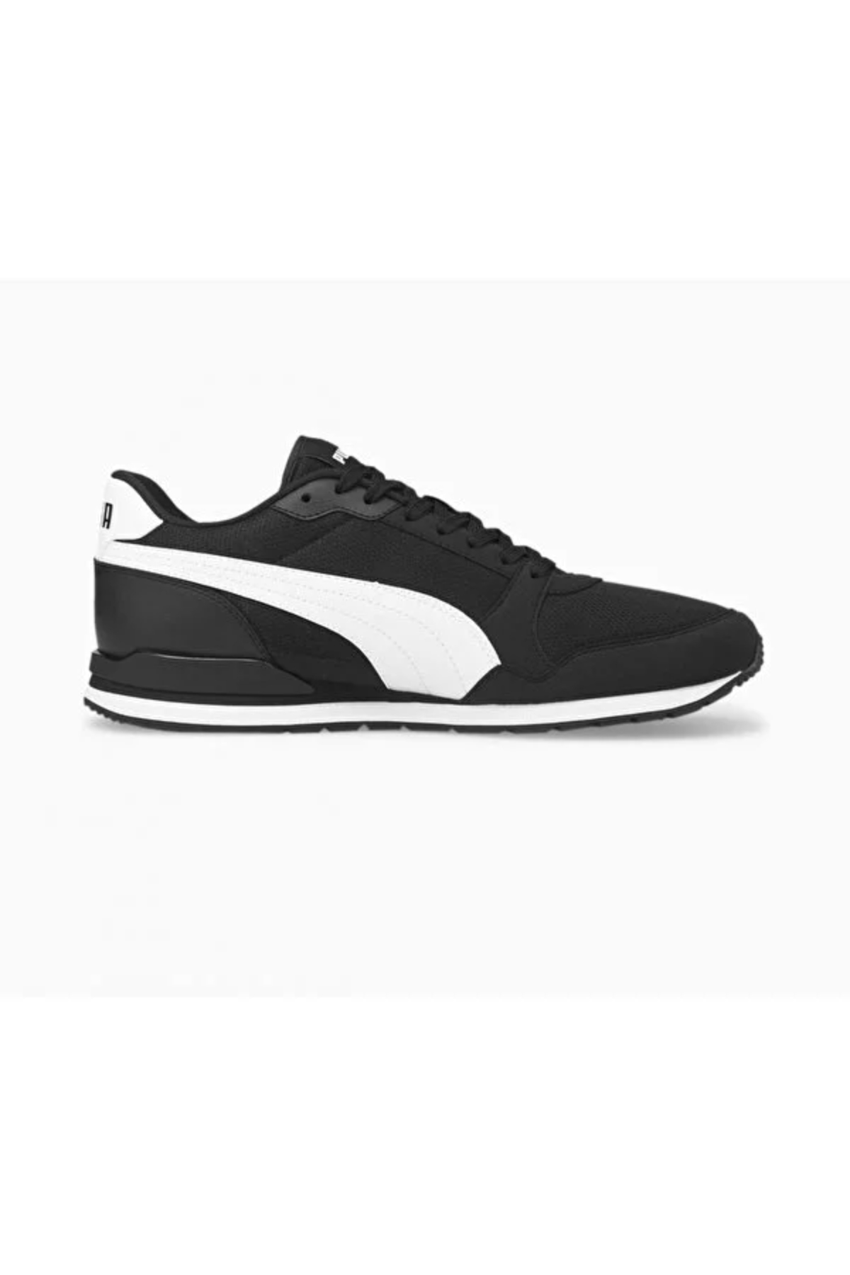 Puma 384640 01 ST Runner v3 Mesh Kadın Spor Ayakkabısı Siyah Beyaz