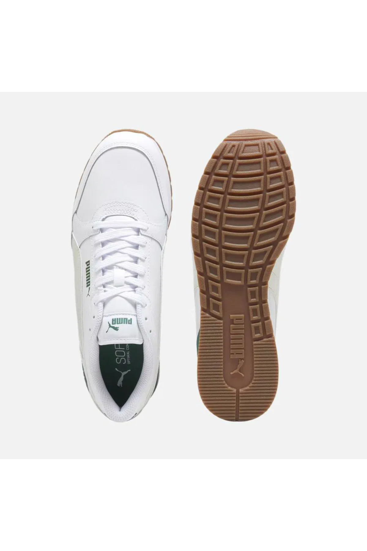 Puma 384855 22 ST Runner v3 L Kadın Sneaker Beyaz Yeşil