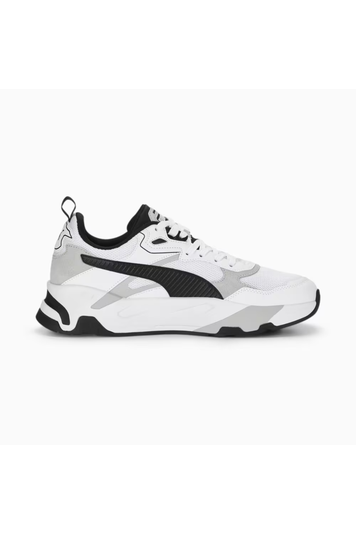 Puma 389289 01 Trinity Erkek Spor Ayakkabısı Beyaz Siyah