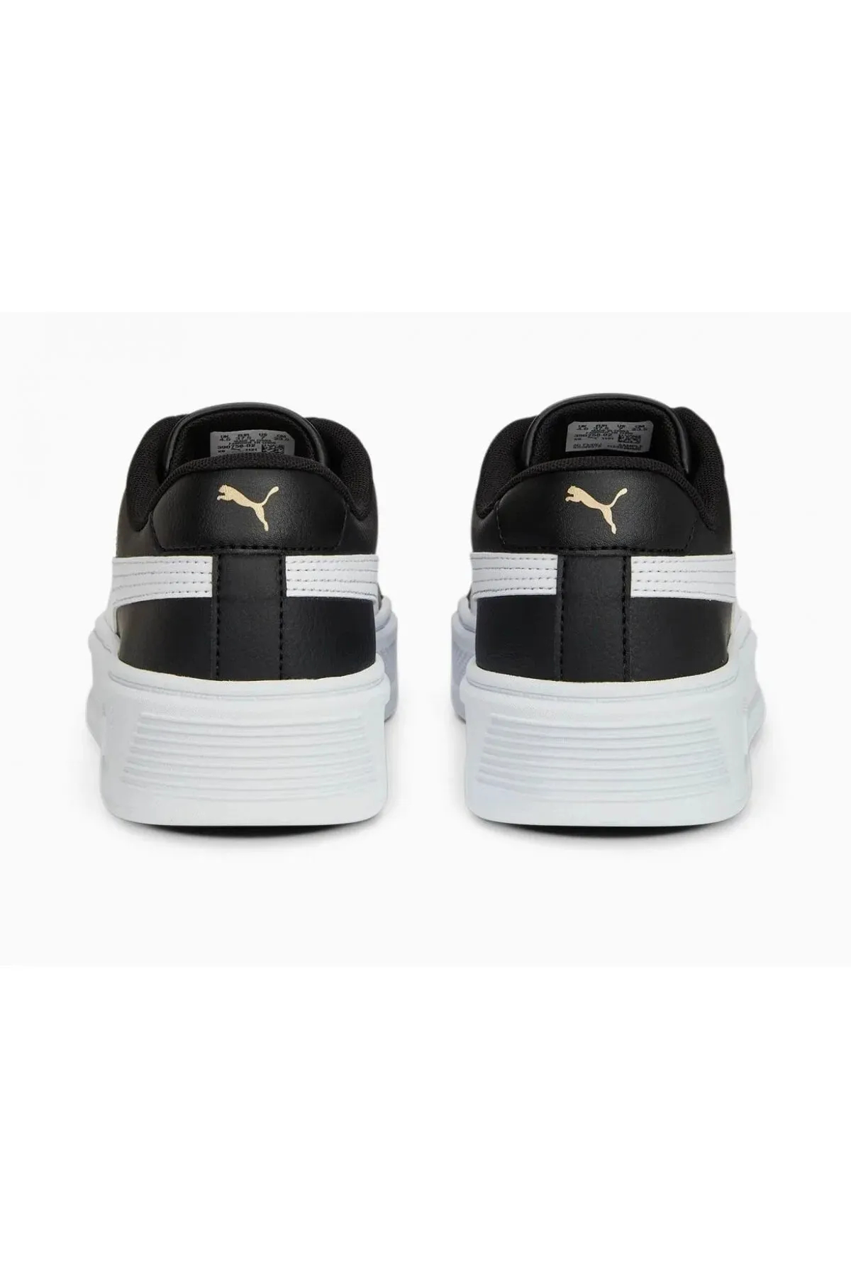 Puma 390758 02 Smash Platform V3 Kadın Sneaker Siyah Beyaz
