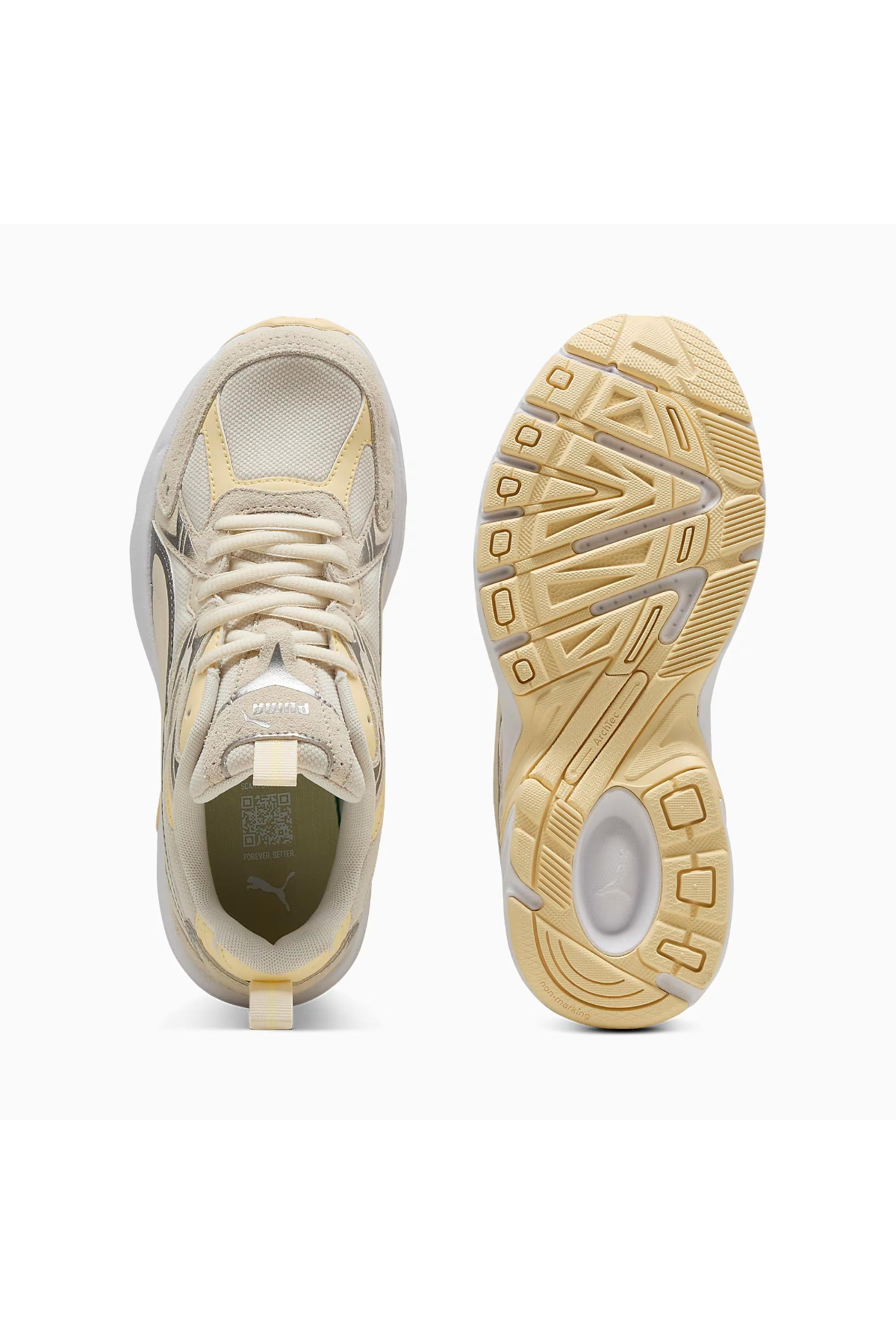 Puma 393489 16  Milenio Tech Suede Kadın Yürüyüş Ayakkabısı bej