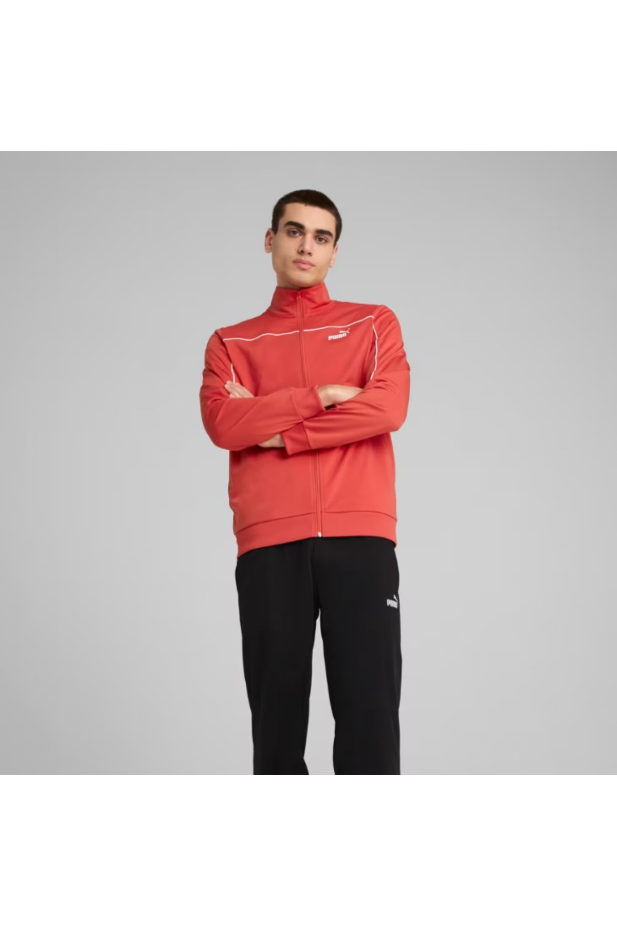 Puma 684852 15 Poly Piping Suit Erkek Eşofman Takımı turuncu