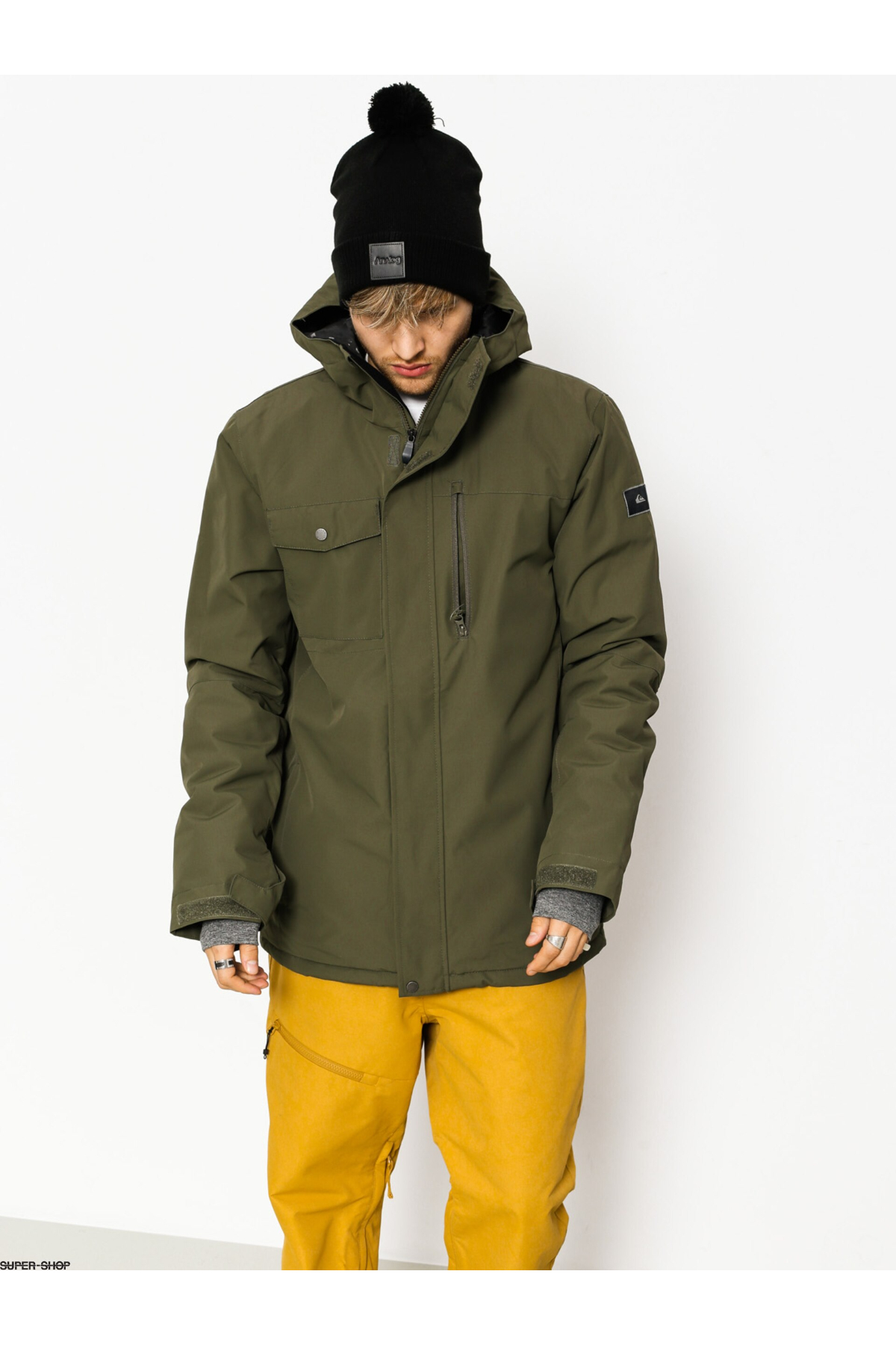 QuikSilver EQYTJ03129 CRE0 Haki Erkek Mont Haki yeşil