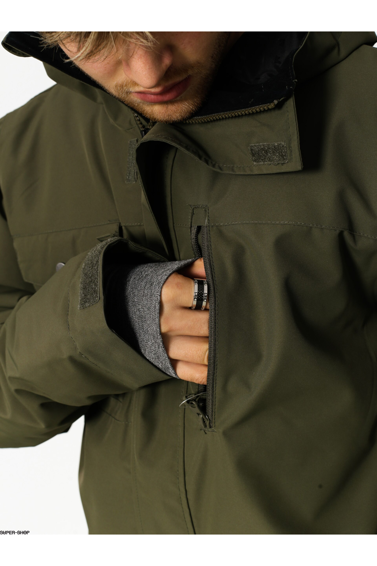 QuikSilver EQYTJ03129 CRE0 Haki Erkek Mont Haki yeşil