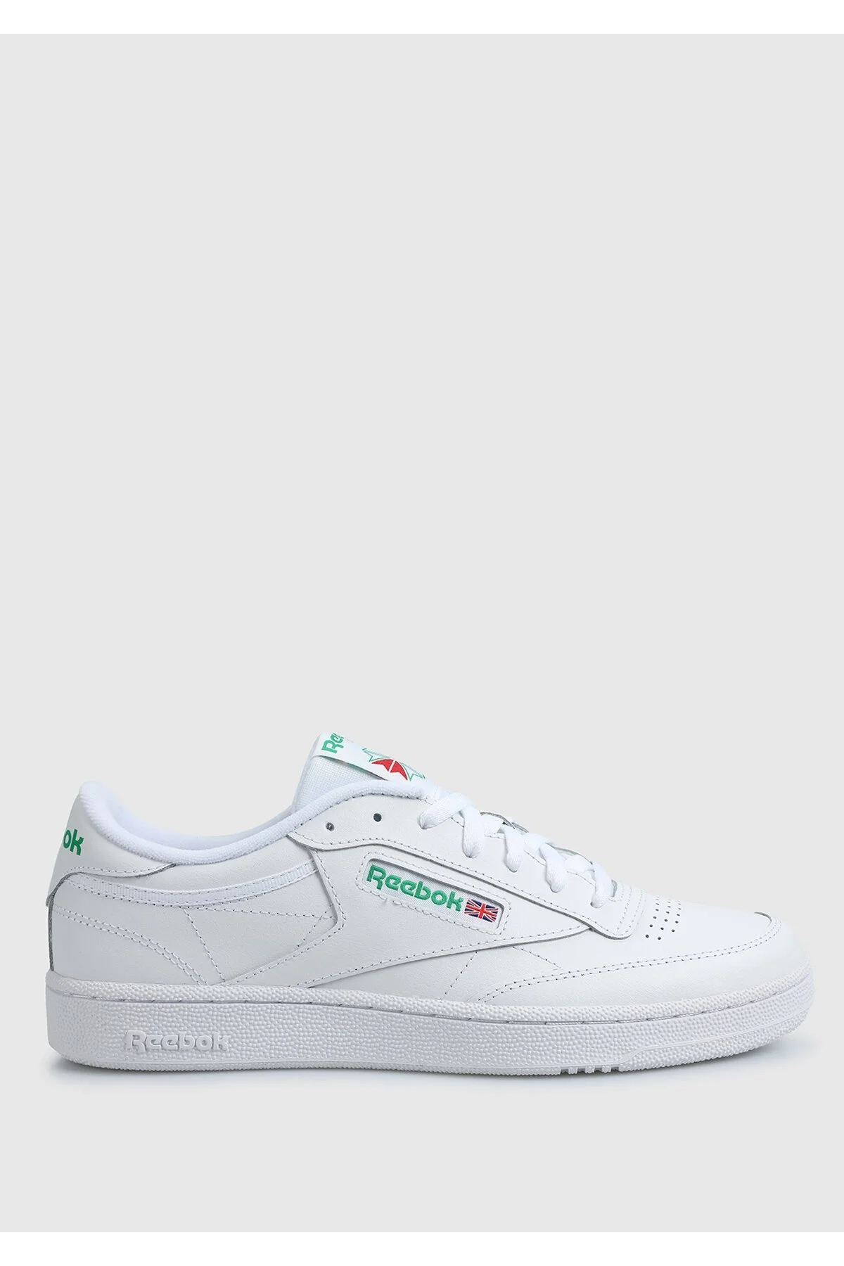 Reebok 100000155 Club C 85 Erkek Sneakers Beyaz Yeşil