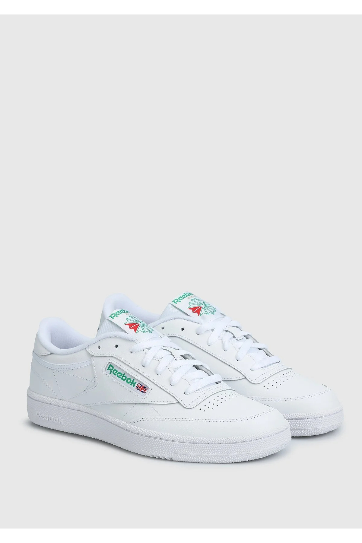 Reebok 100000155 Club C 85 Erkek Sneakers Beyaz Yeşil