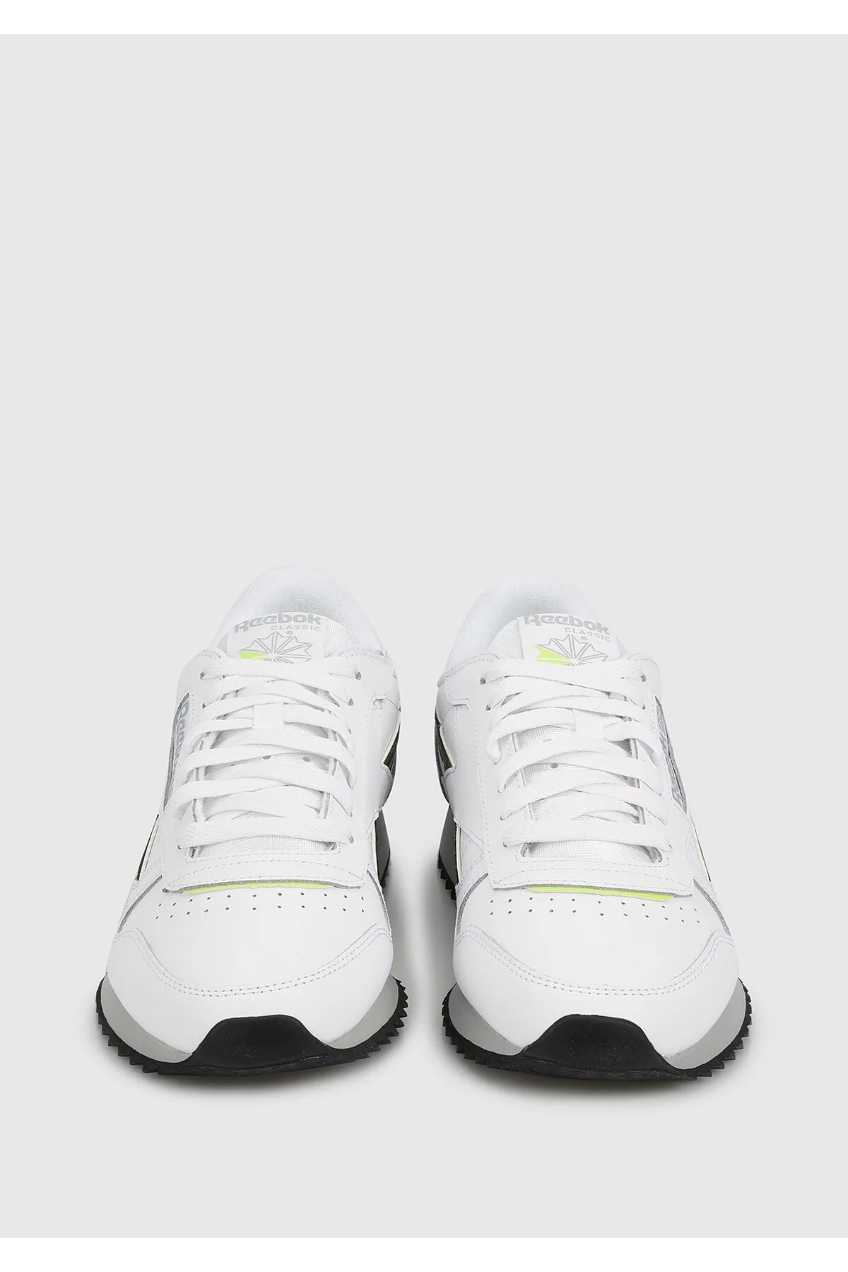 Reebok 100032767 CLASSIC LEATHER RIPPLE Erkek Günlük Spor Ayakkabı Beyaz Yeşil