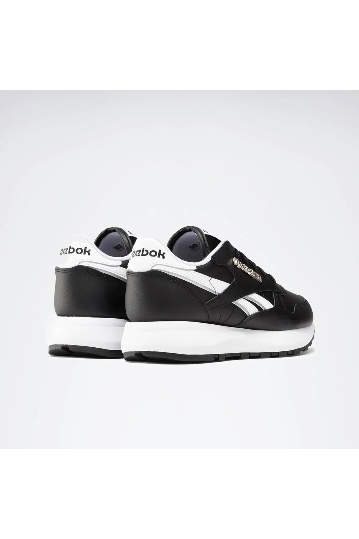 Reebok 100074549 CLASSIC LEATHER SP Kadın Sneaker Siyah Beyaz