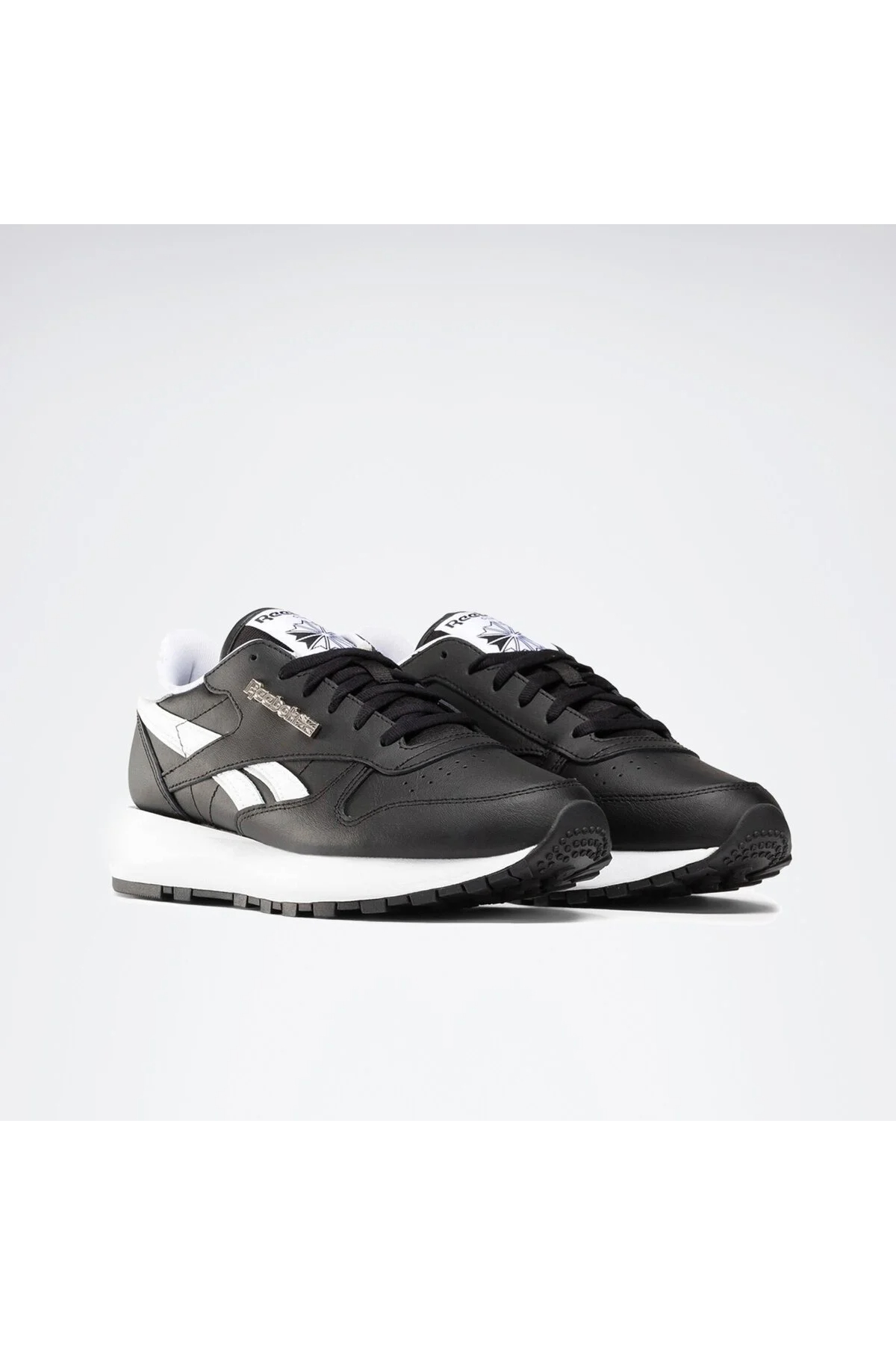 Reebok 100074549 CLASSIC LEATHER SP Kadın Sneaker Siyah Beyaz