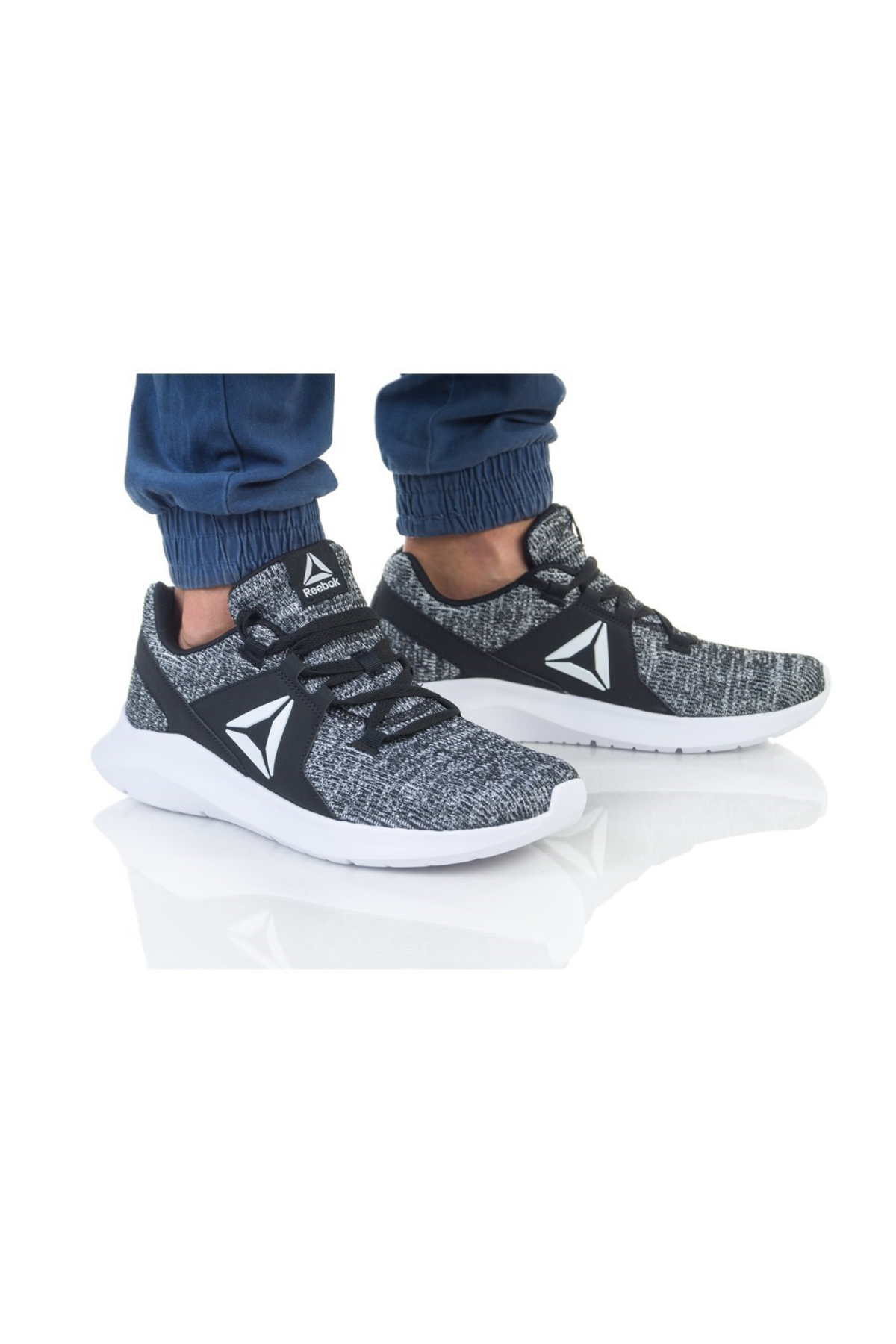 Reebok DV6480 Energylux Erkek Yürüyüş Ayakkabısı Siyah Beyaz