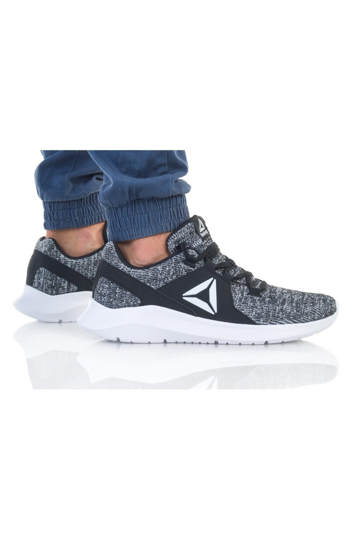 Reebok DV6480 Energylux Erkek Yürüyüş Ayakkabısı Siyah Beyaz