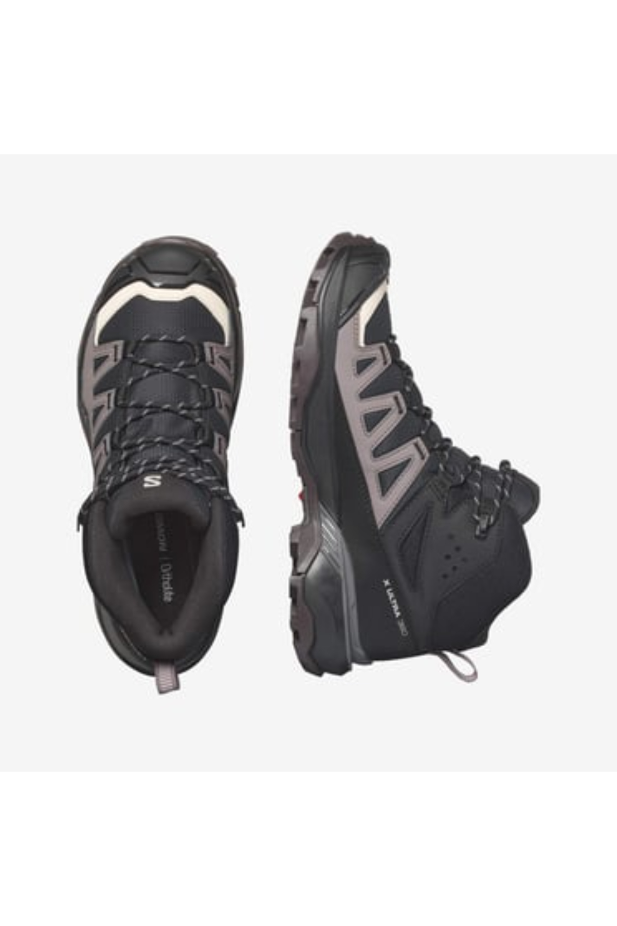 Salomon 474486 X ULTRA 360 MID GTX W Kadın Outdoor Bot Siyah Gri