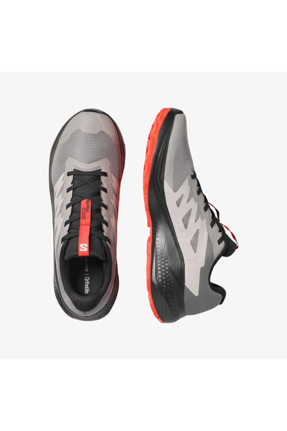 Salomon 480008 ALPHAGLIDE Erkek Outdoor Ayakkabı Gri Turuncu