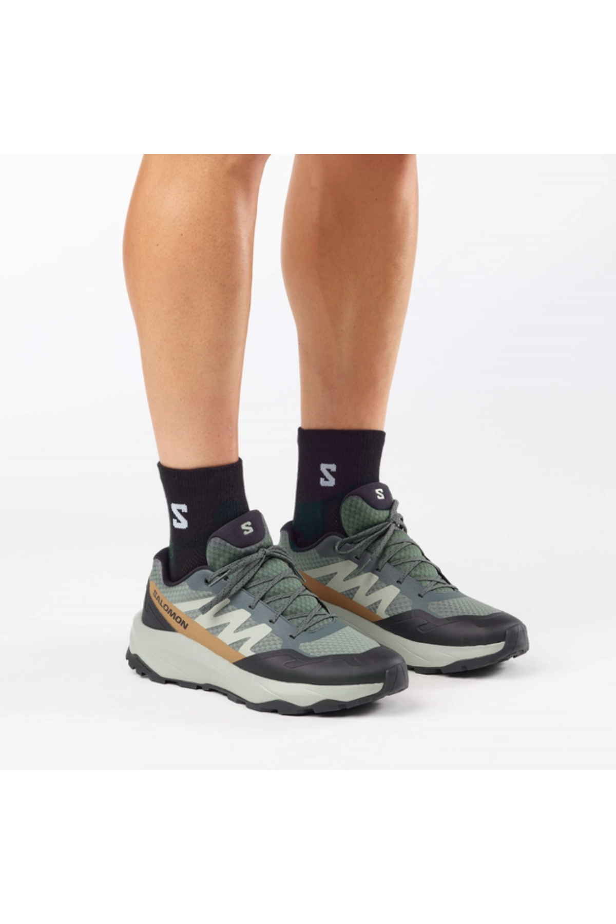 Salomon 491521 OUTSCAPE Erkek Outdoor Ayakkabısı Haki yeşil